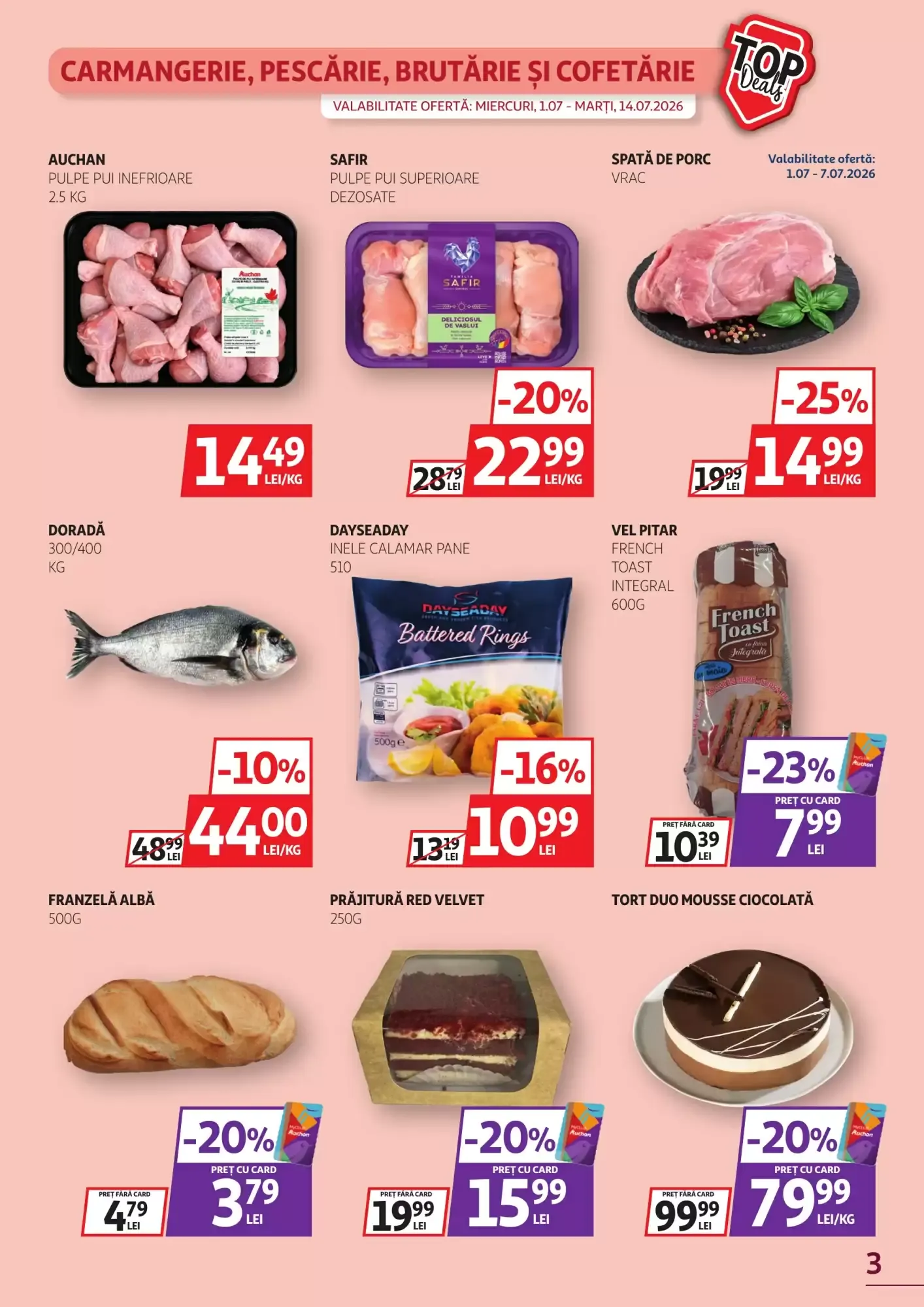 Catalog Catalog Auchan de la 1 iulie până la 14 iulie 2026 - Revista Pagina 3
