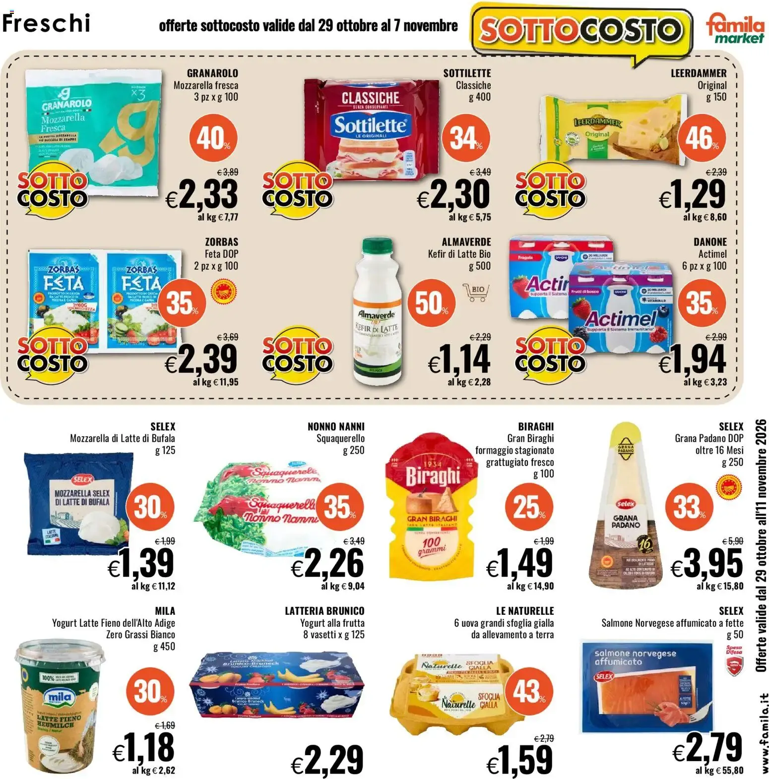 Nuovo Famila volantino Market dal 29/10/2026 > offerte anteprima 🛍️ da 29 ottobre a 11 novembre di 2026 - Pagina del volantino 3