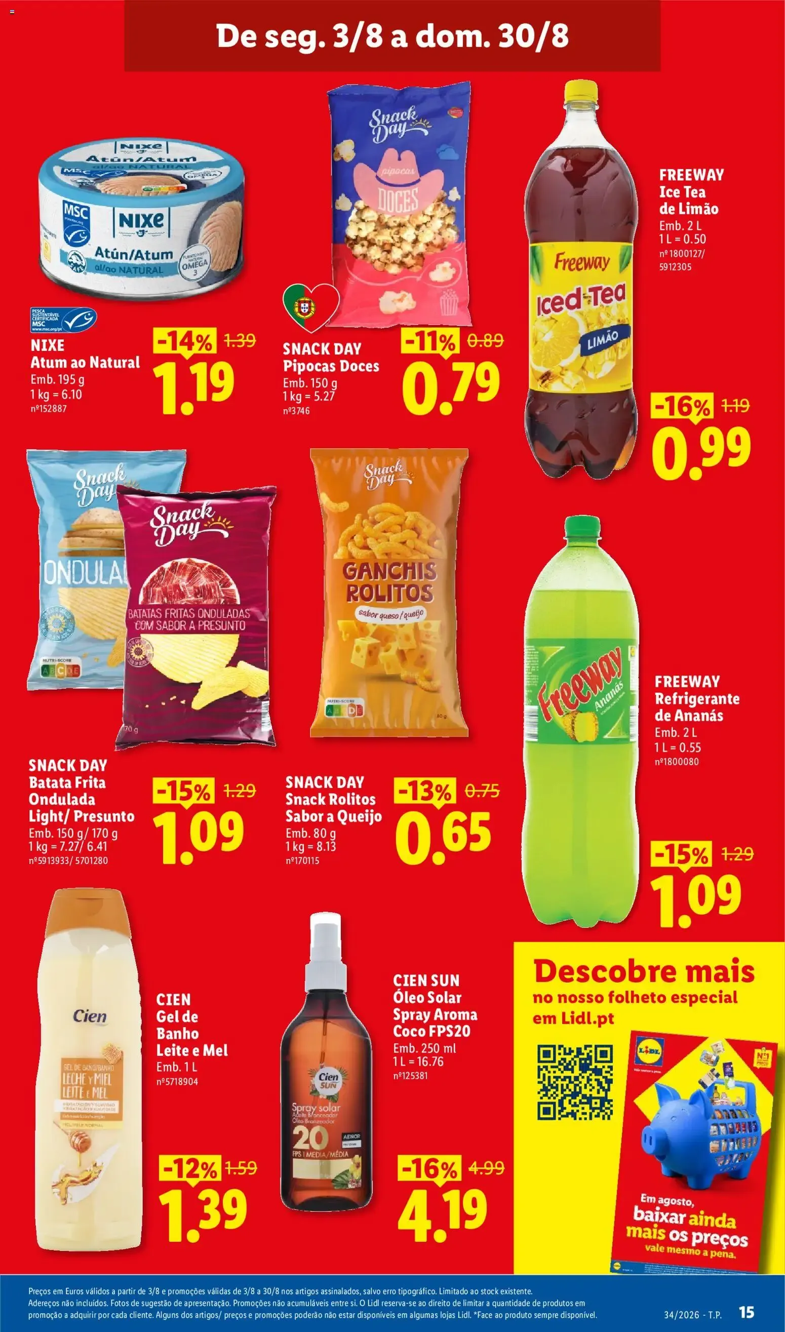 Folheto Lidl Poupança de 17 de agosto até 23 de agosto 2026 - Pagina 15