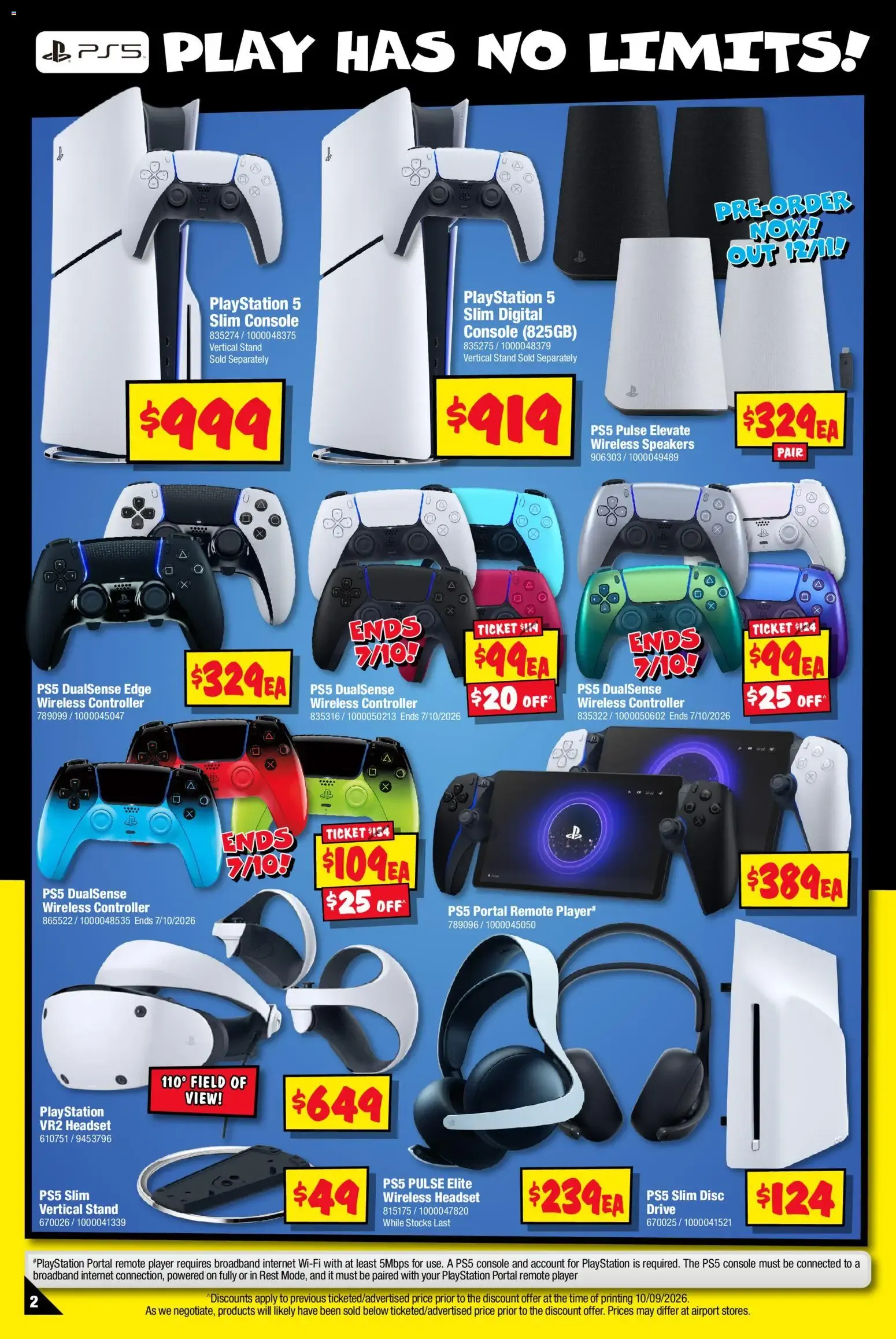 JB Hi-Fi catalogue Mega Gaming Sale - 24/09/2026 > weekly / monthly specials - Catalogue valid from 24 September to 11 October 2026 - page 2