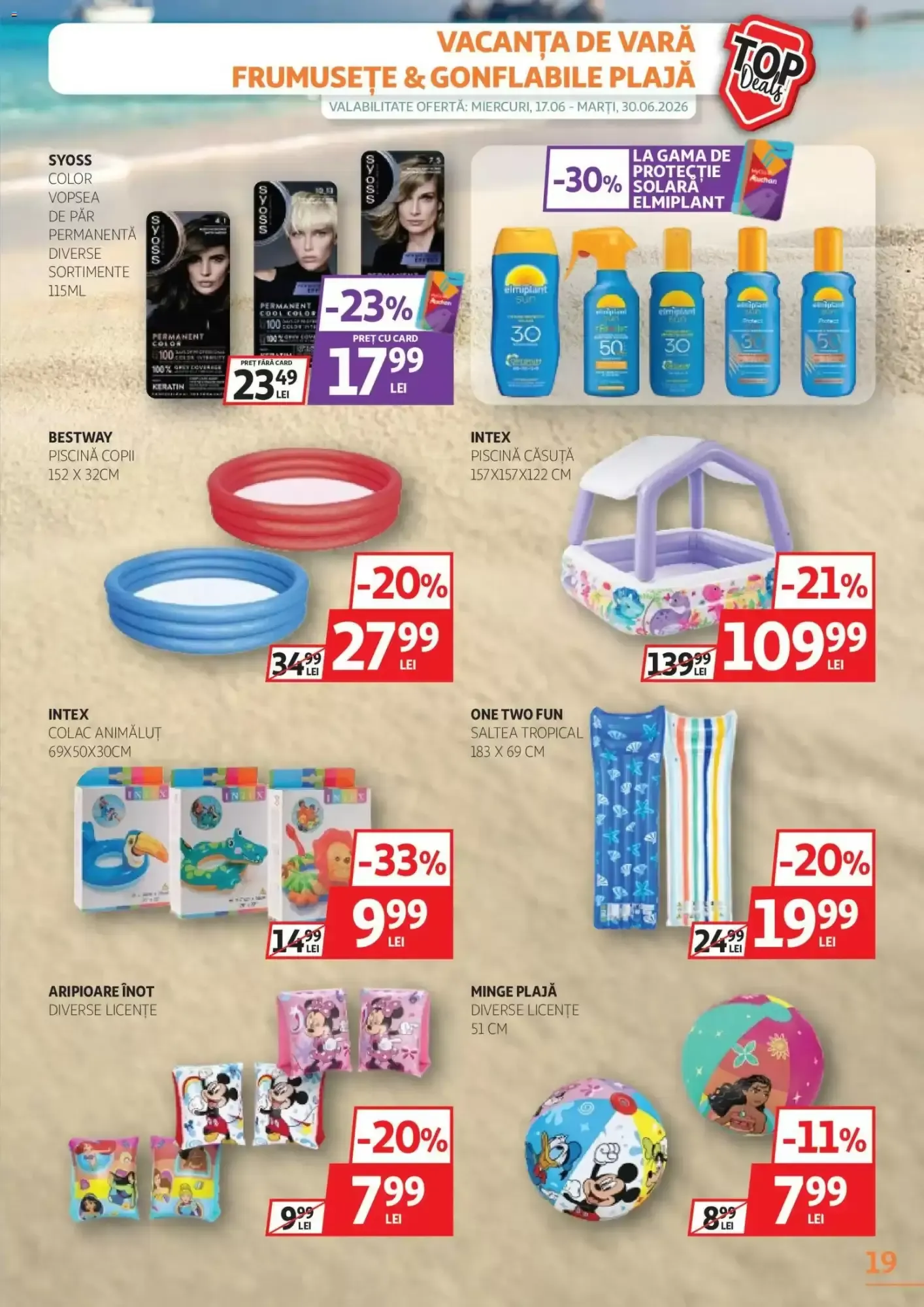 Catalog Auchan: 20 Aniversario y Ofertas Diarias de la 17 iunie până la 30 iunie 2026 - Revista Pagina 19