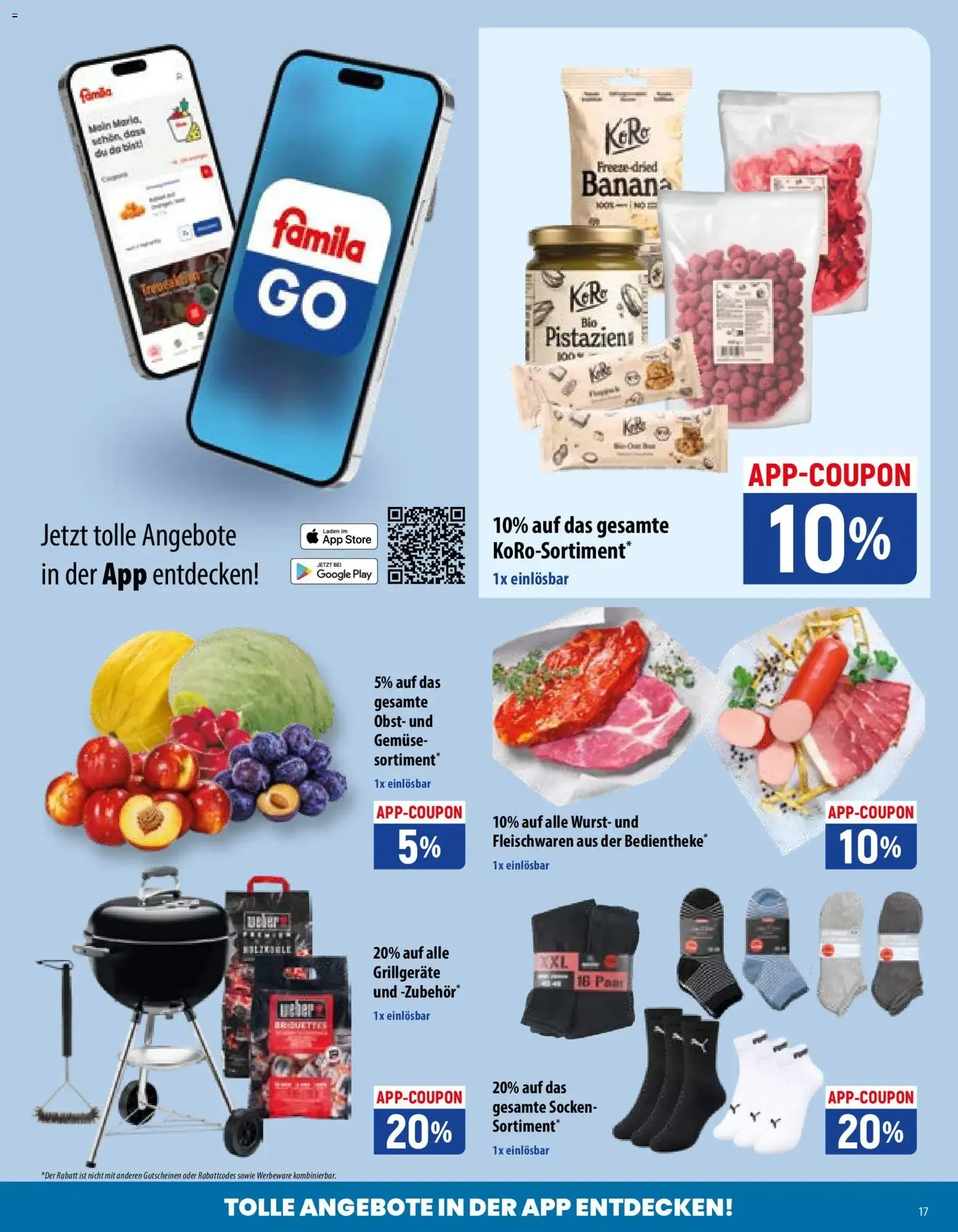 Famila Prospekt (ab 17.08.2026) zum Blättern von 17. August bis 22. August 2026 - Prospekt seite 17