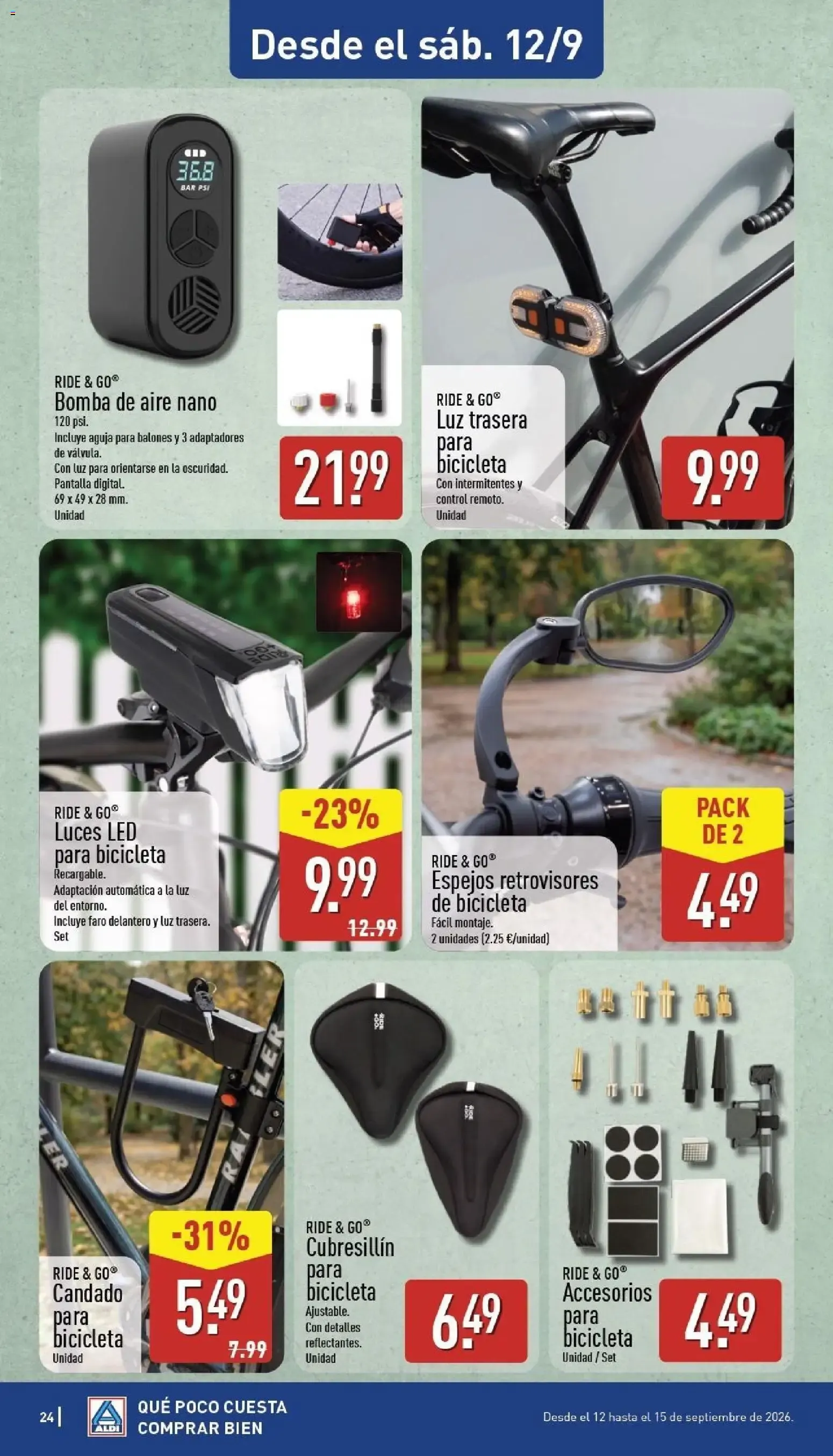 Catálogo de Aldi folleto Baleares del 07/09/2026 | Catálogo 7 de septiembre al 13 de septiembre 2026 - Página 24
