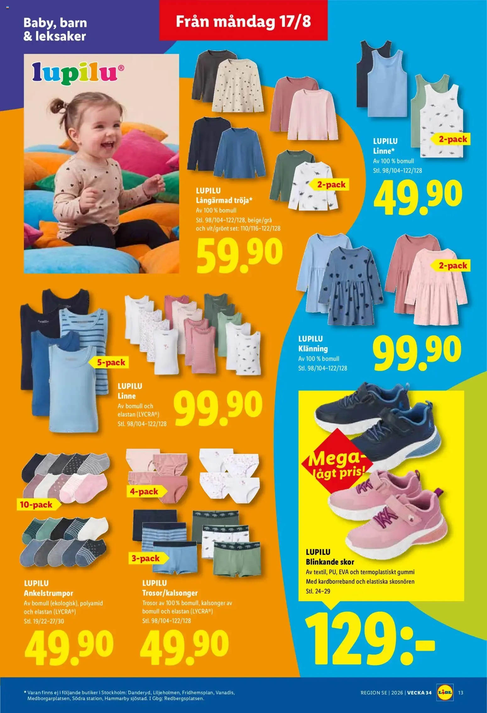 Lidl: Kvalitetssäkrade frukter och grönsaker. Det lönar sig. från 17 augusti till 23 augusti 2026 - Reklamblad sidor 16