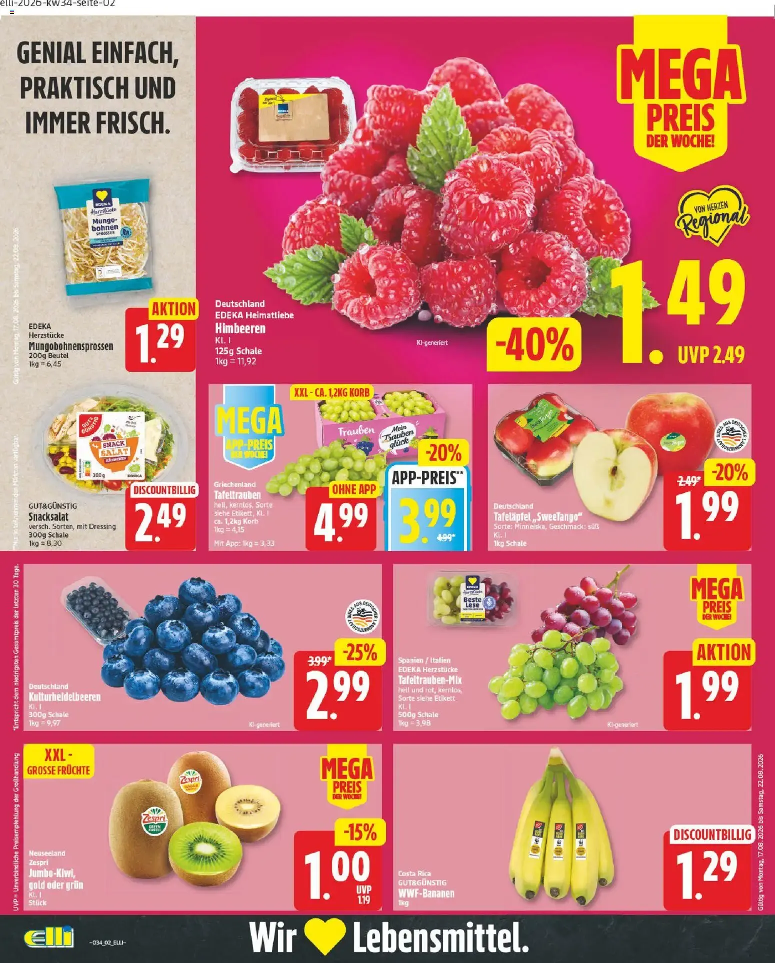 Elli Markt Prospekt vom 17.08.2026 – Angebote online von 17. August bis 22. August 2026 - Prospekt seite 2