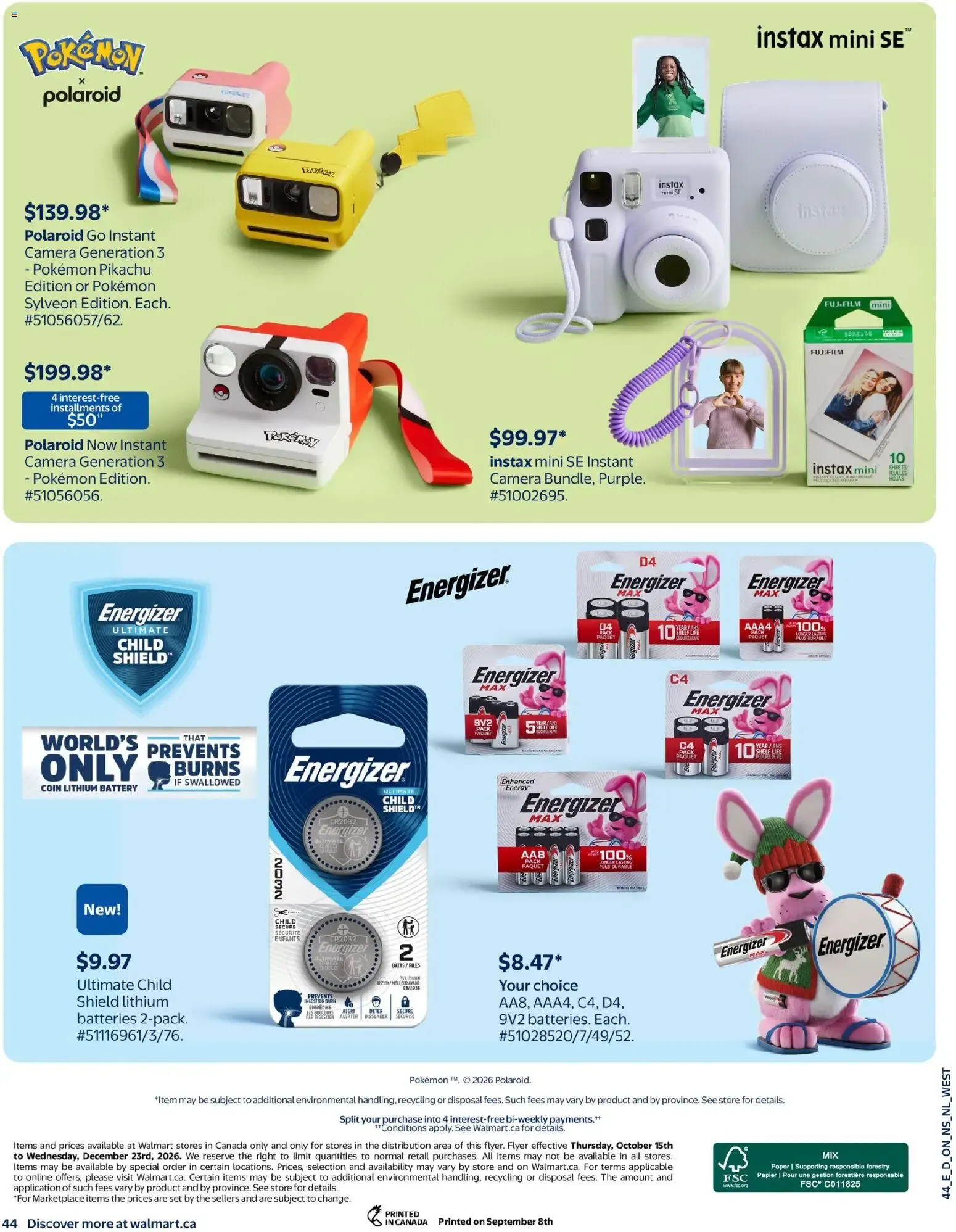 Walmart - Canada's #1 Toy Shop from October 15 to December 23 2026 - flyer page 57