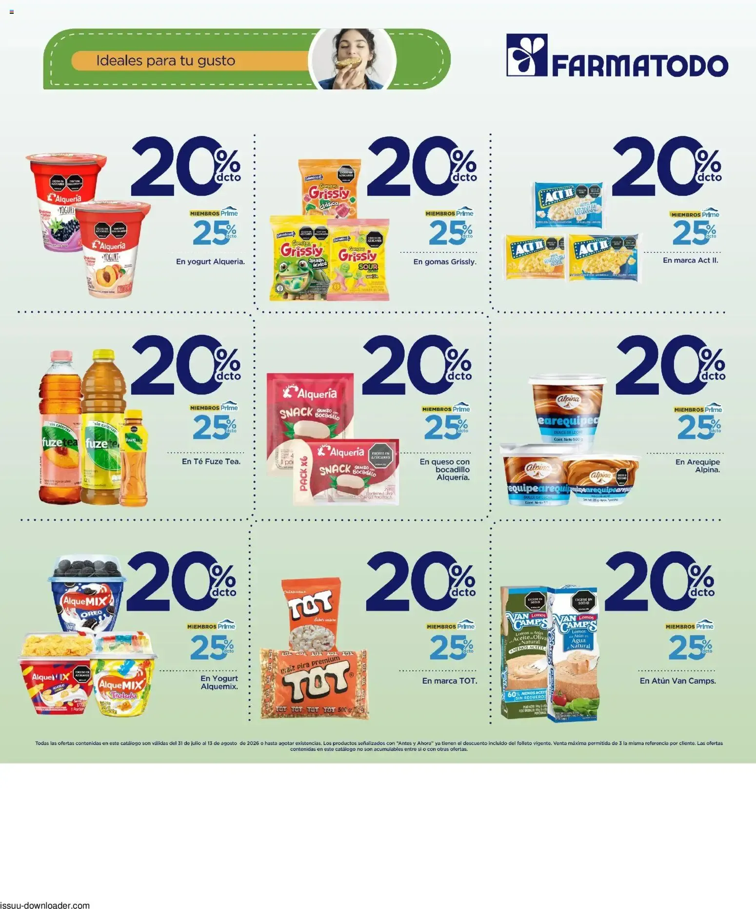 Catalogo de FarmaTodo catálogo desde el 31/07/2026 > Revistas Agosto 31 de julio al 13 de agosto 2026 - Pag 3