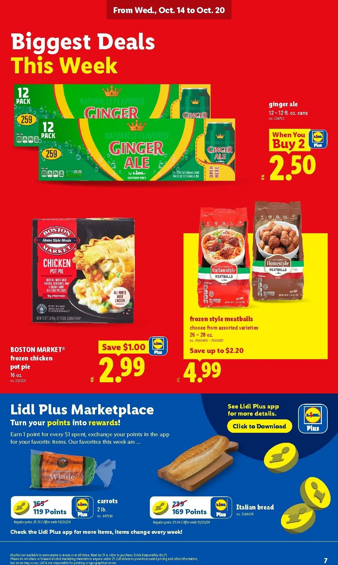 Weekly ad Current Lidl leaflet valid from Wednesday 10/14/2026 to Tuesday 10/20/2026 from October 14 to October 20 2026 - Page 7