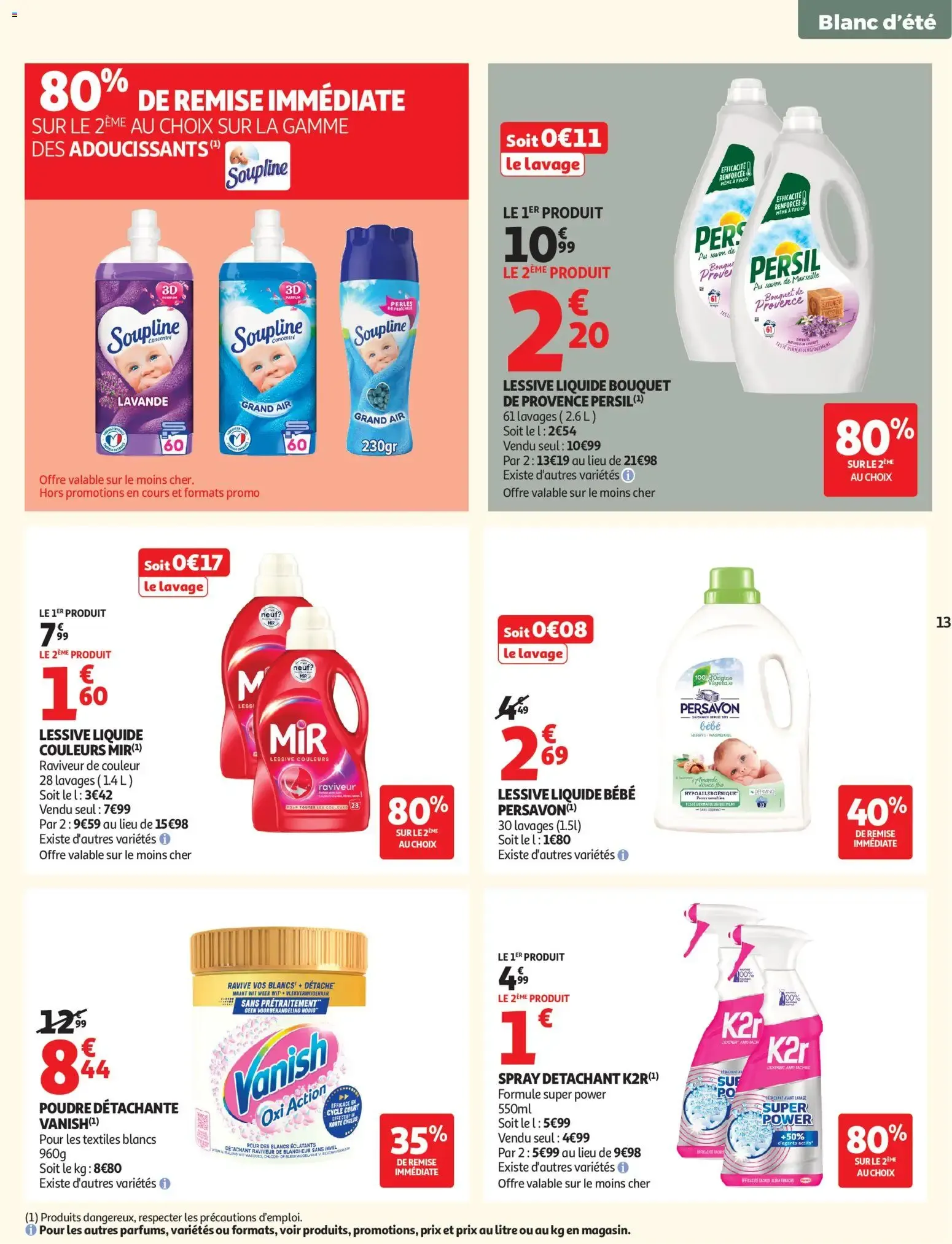 Auchan Linge de maison & déco à partir du 02/06/2026 - promo en ligne du 2 juin au 14 juin 2026 - Catalogue page 13