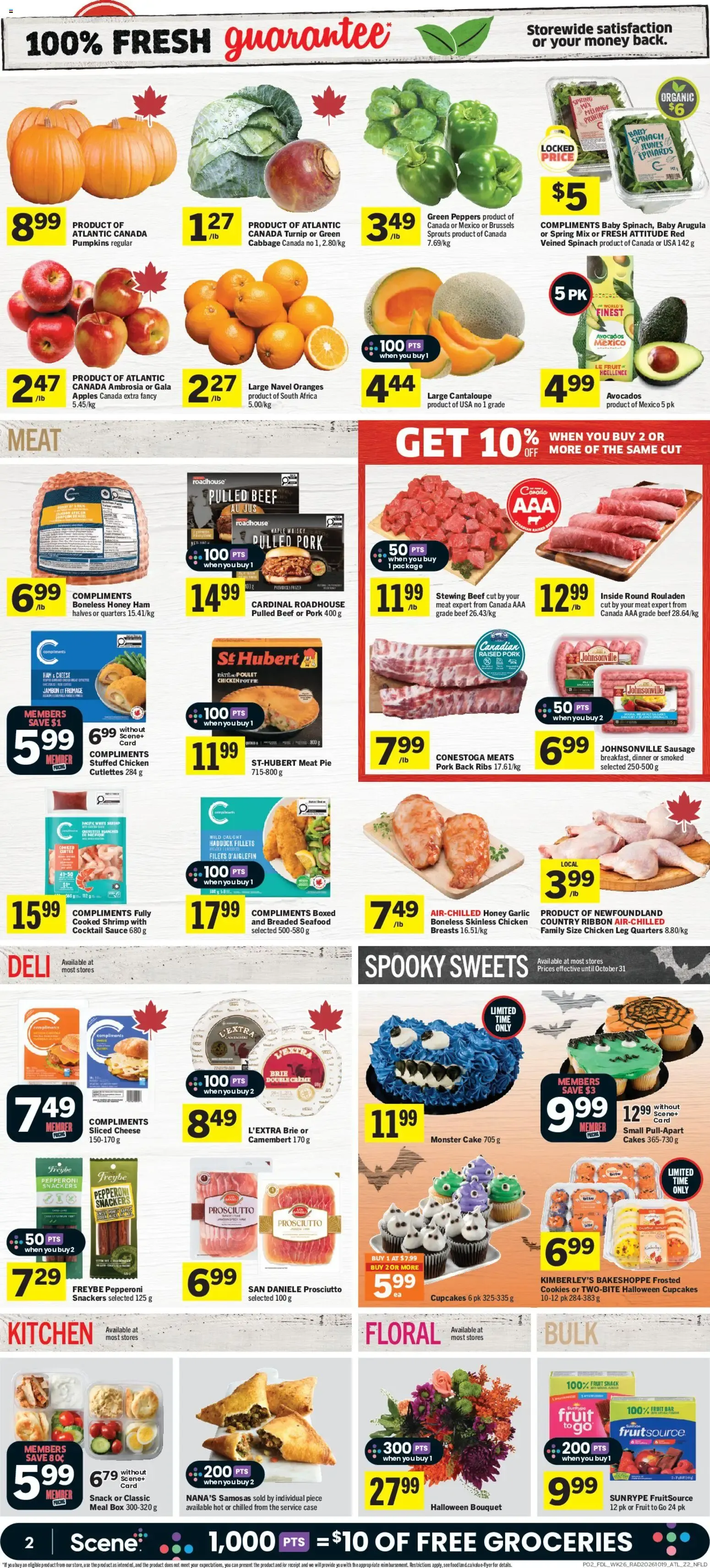 Foodland weekly flyer / circulaire from Oct 22, 2026 > weekly specials & deals from October 22 to October 28 2026 - flyer page 3