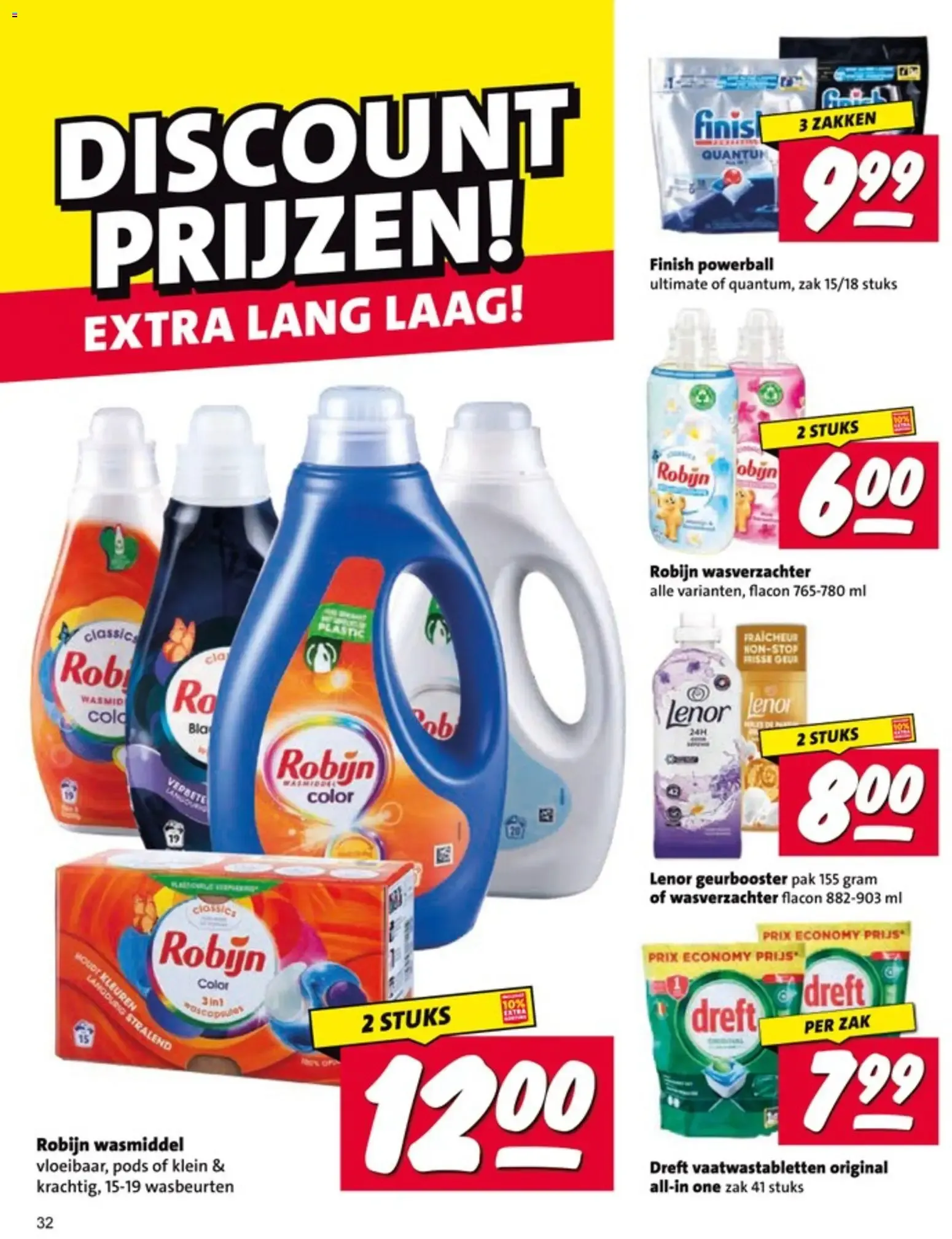 Nettorama Merkendiscount - Discount Prijs! Extra Lang Laag! van 17 augustus tot 23 augustus 2026 - Folder pagina 32