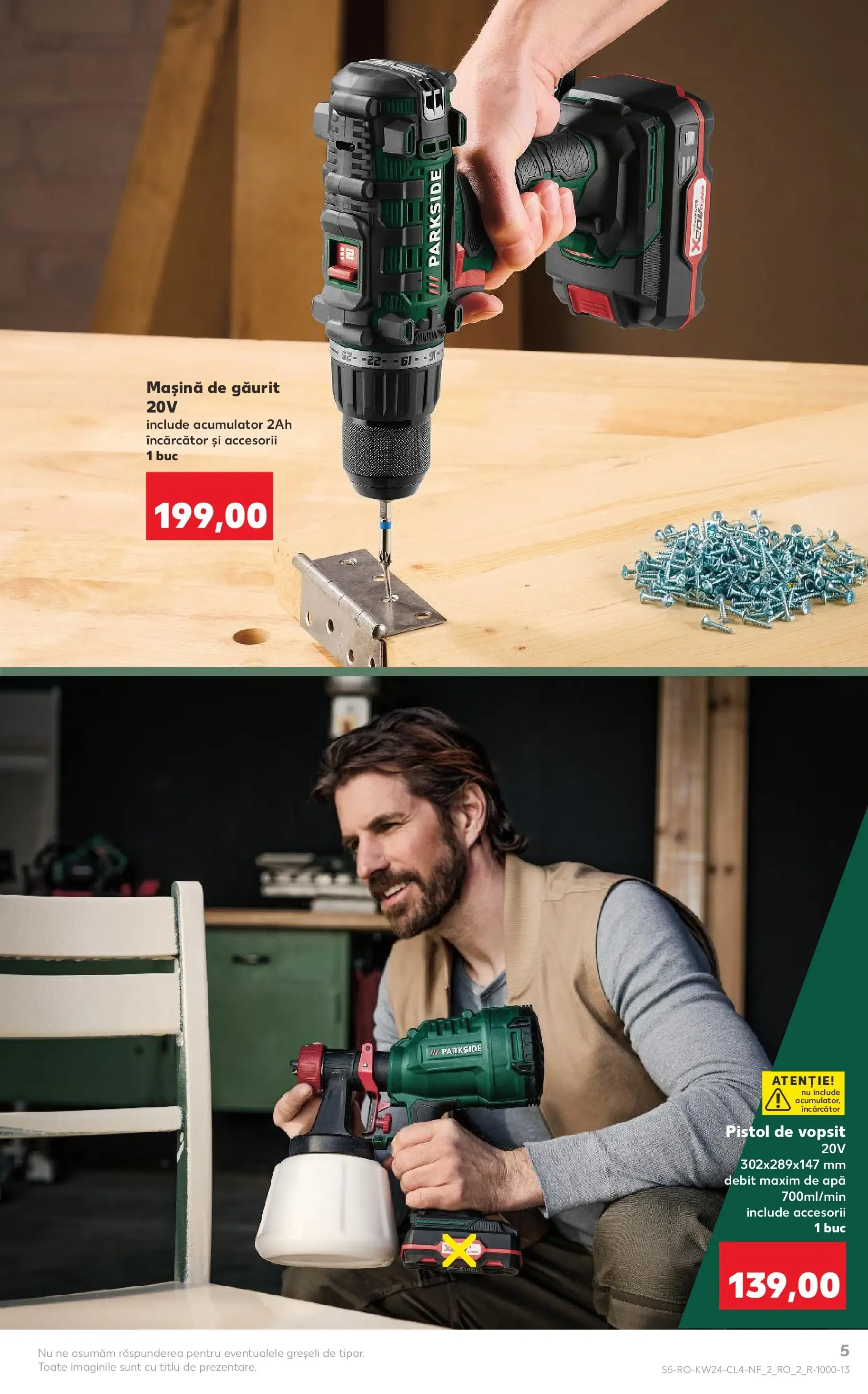 Catalog Kaufland Catálogo: Ofertas de herramientas Parkside de la 10 iunie până la 16 iunie 2026 - Revista Pagina 5