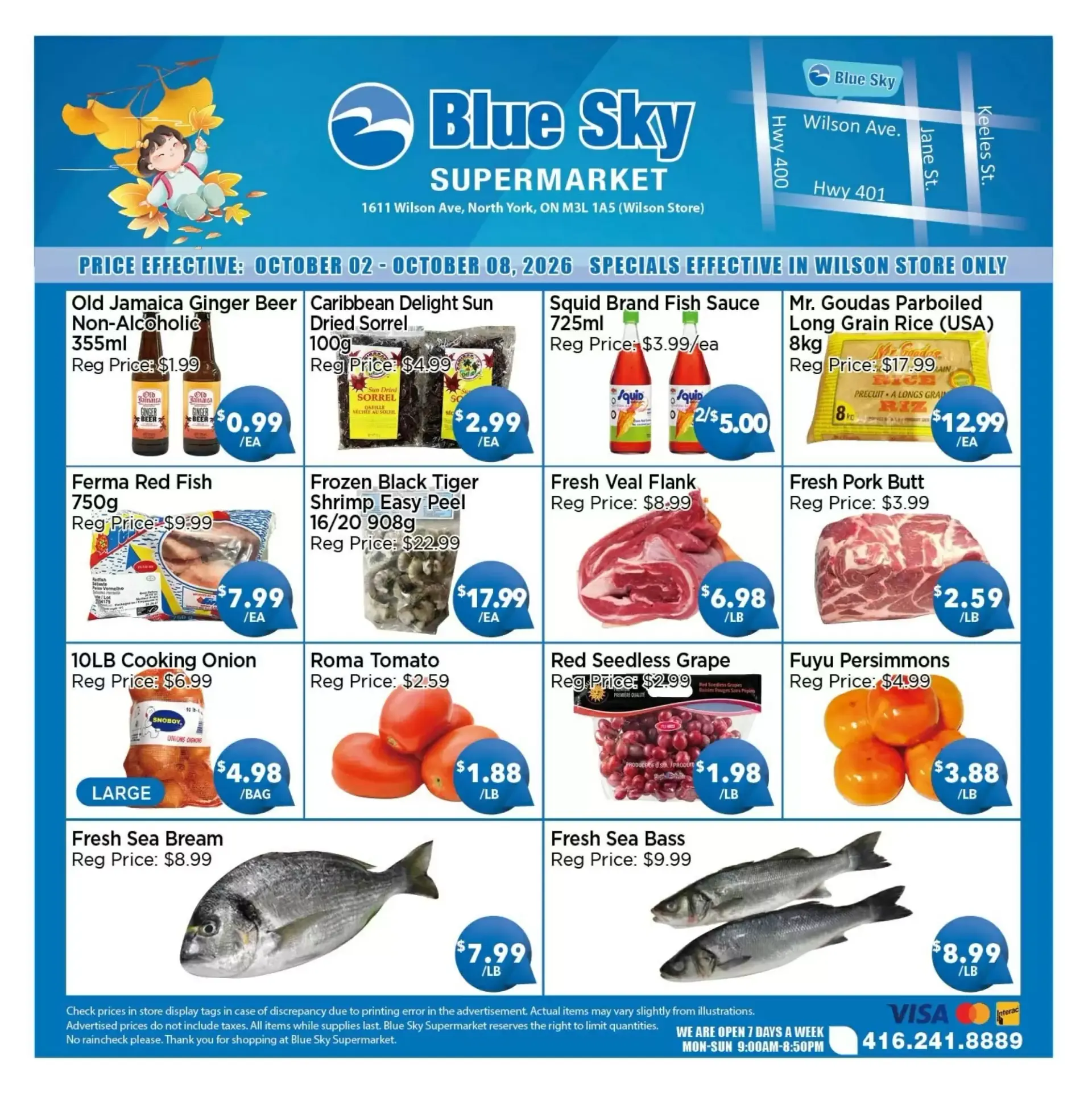 Blue Sky Supermarket flyer week 40