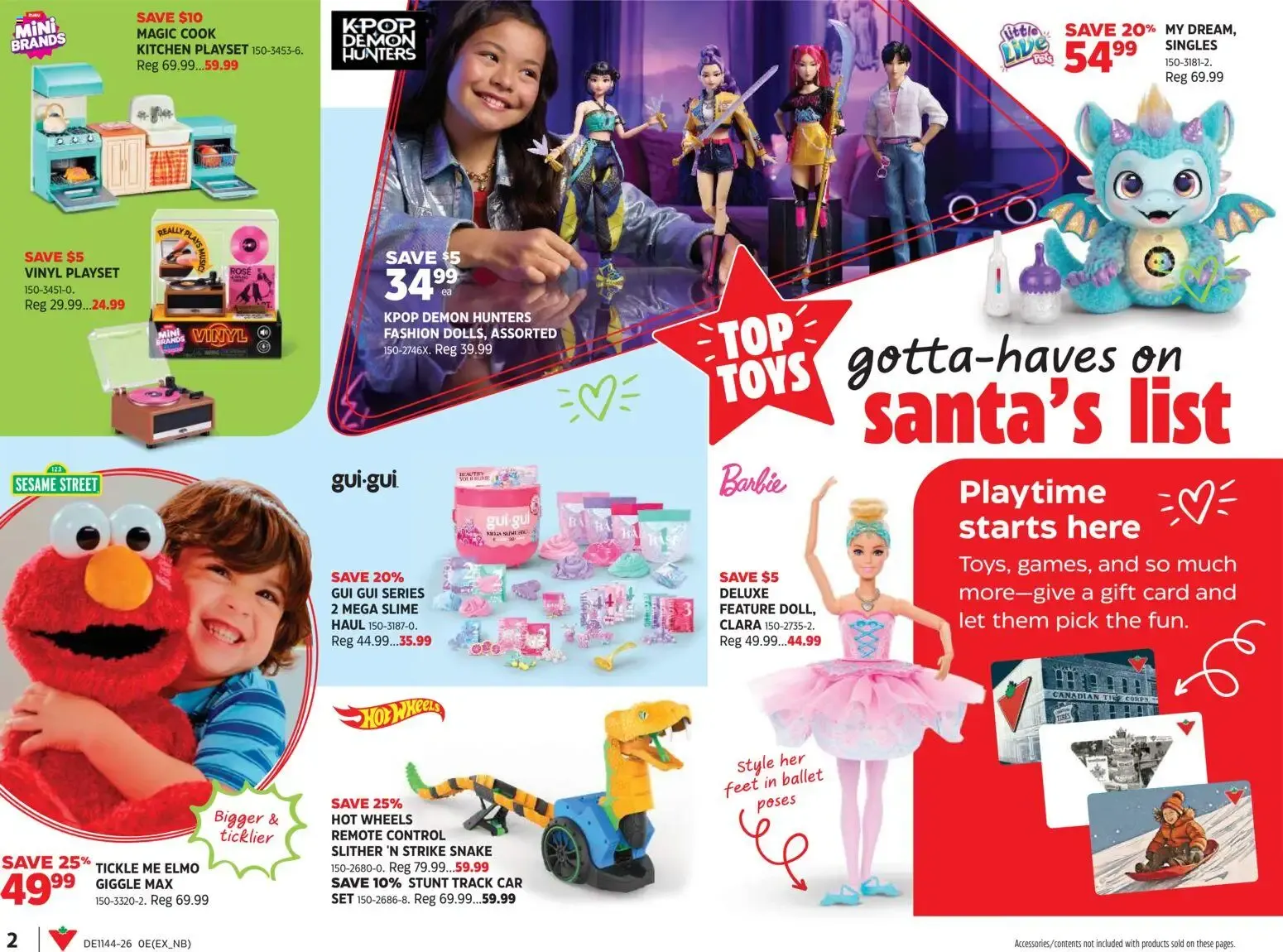 Canadian Tire flyer - The Ultimate Toy Guide from Oct 29, 2026 > weekly specials & deals from October 29 to November 18 2026 - flyer page 2