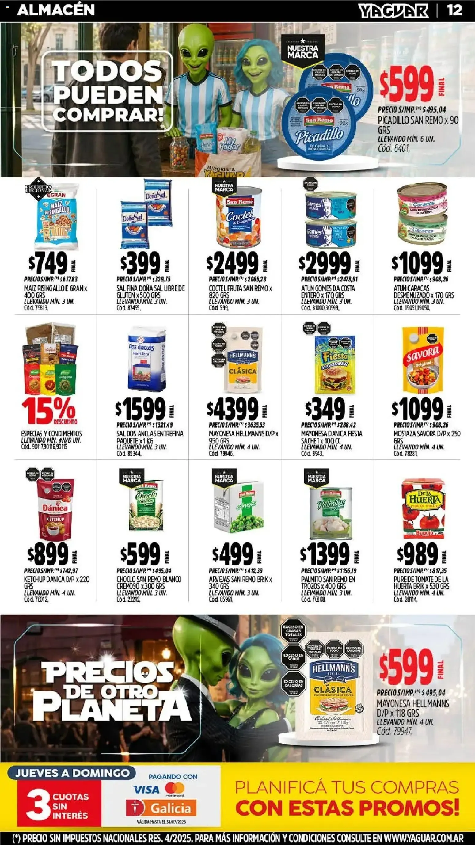 Ofertas de Yaguar - Oferta Semanal Córdoba del 13/07/2026 - 19/07/2026 13 de julio al 19 de julio 2026 - Página 13 del catálogo