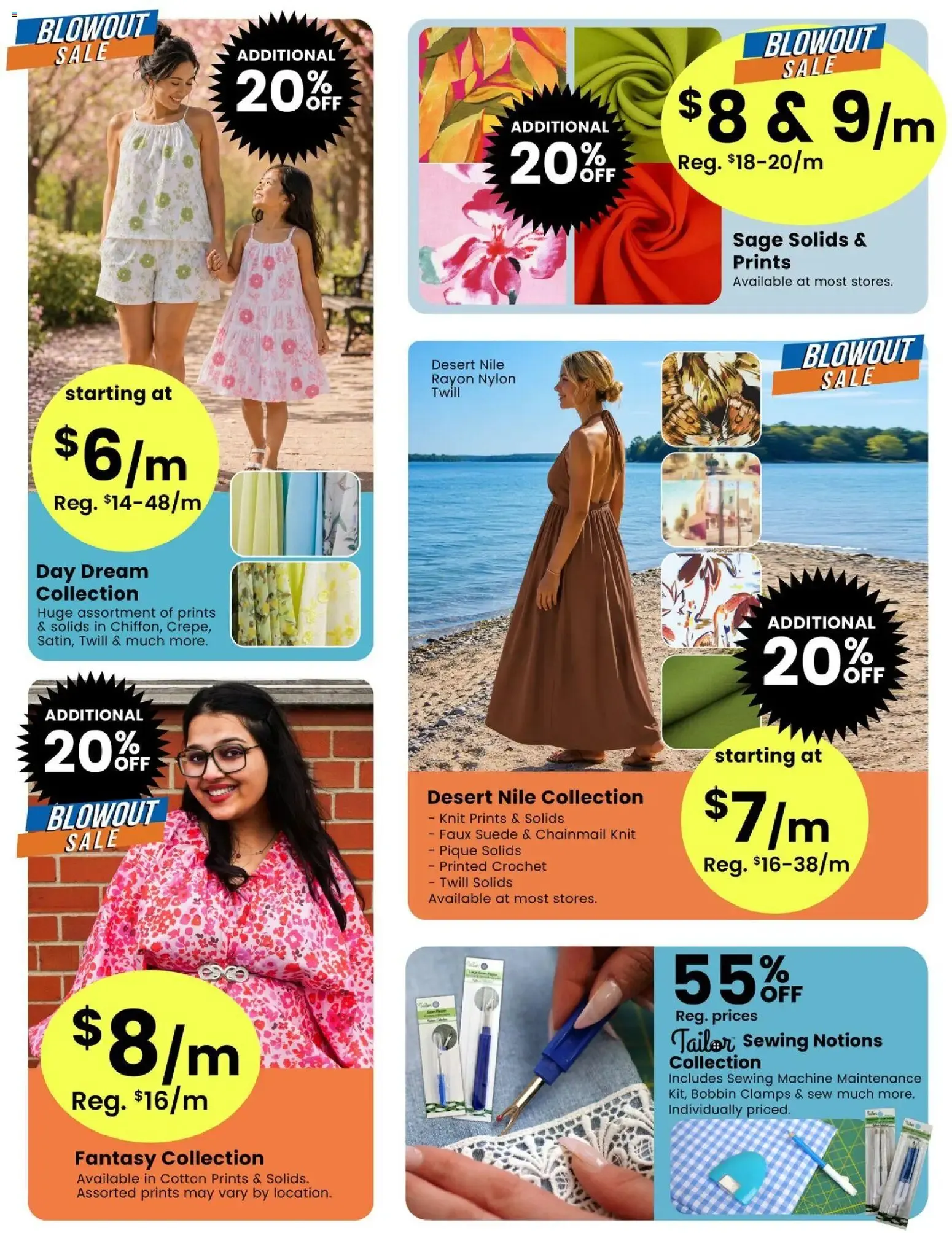 Fabricland Blowout Sale & Summer Splash Savings from July 2 to July 31 2026 - flyer page 4