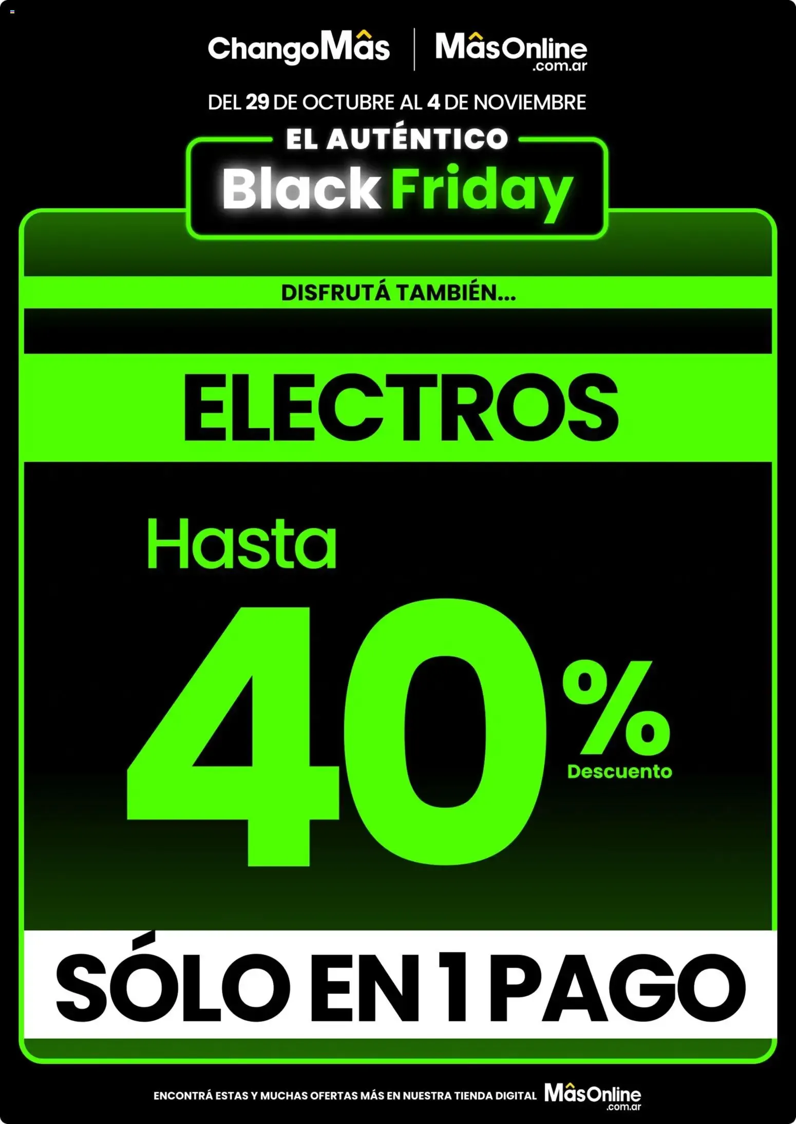 Ofertas de Changomas BLACK FRIDAY Folleto de 29/10/2026 29 de octubre al 4 de noviembre 2026 - Página 5 del catálogo
