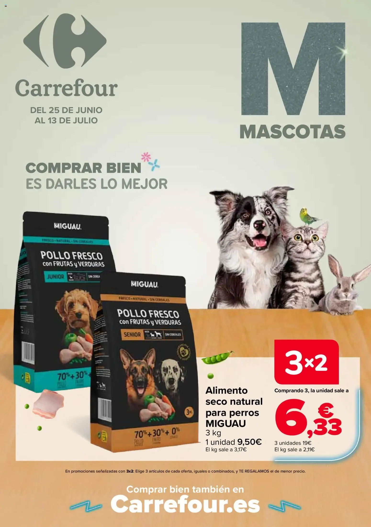 Catálogo de Carrefour Mascotas del 25/06/2026 | Catálogo 25 de junio al 13 de julio 2026 - Página 1