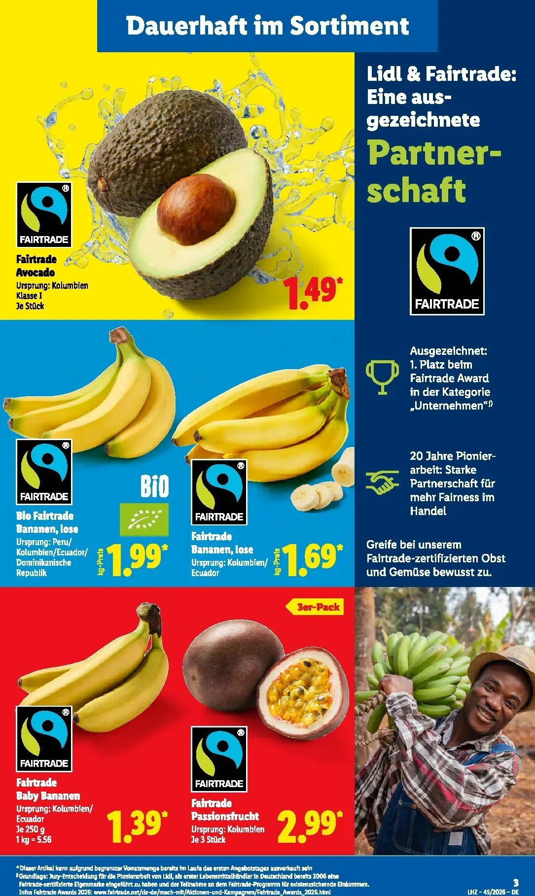 Lidl Sparen beim Preisführer von 2. November bis 7. November 2026 - Prospekt seite 3