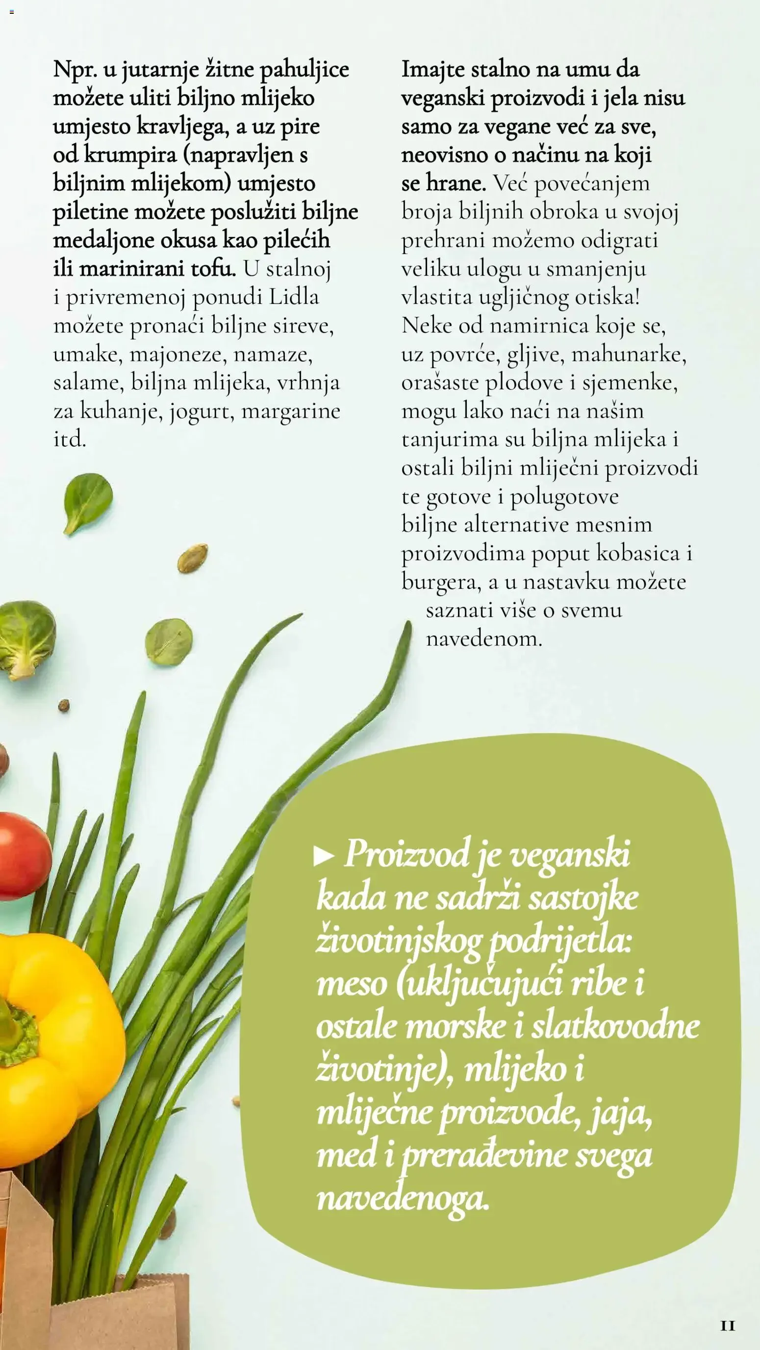 Katalog Lidl - Biraj biljno, jedi fino novi od 25.10.2024 na listanje > letak digitalni od 25. listopada do 31. prosinca 2026. - Pregled Stranica 11