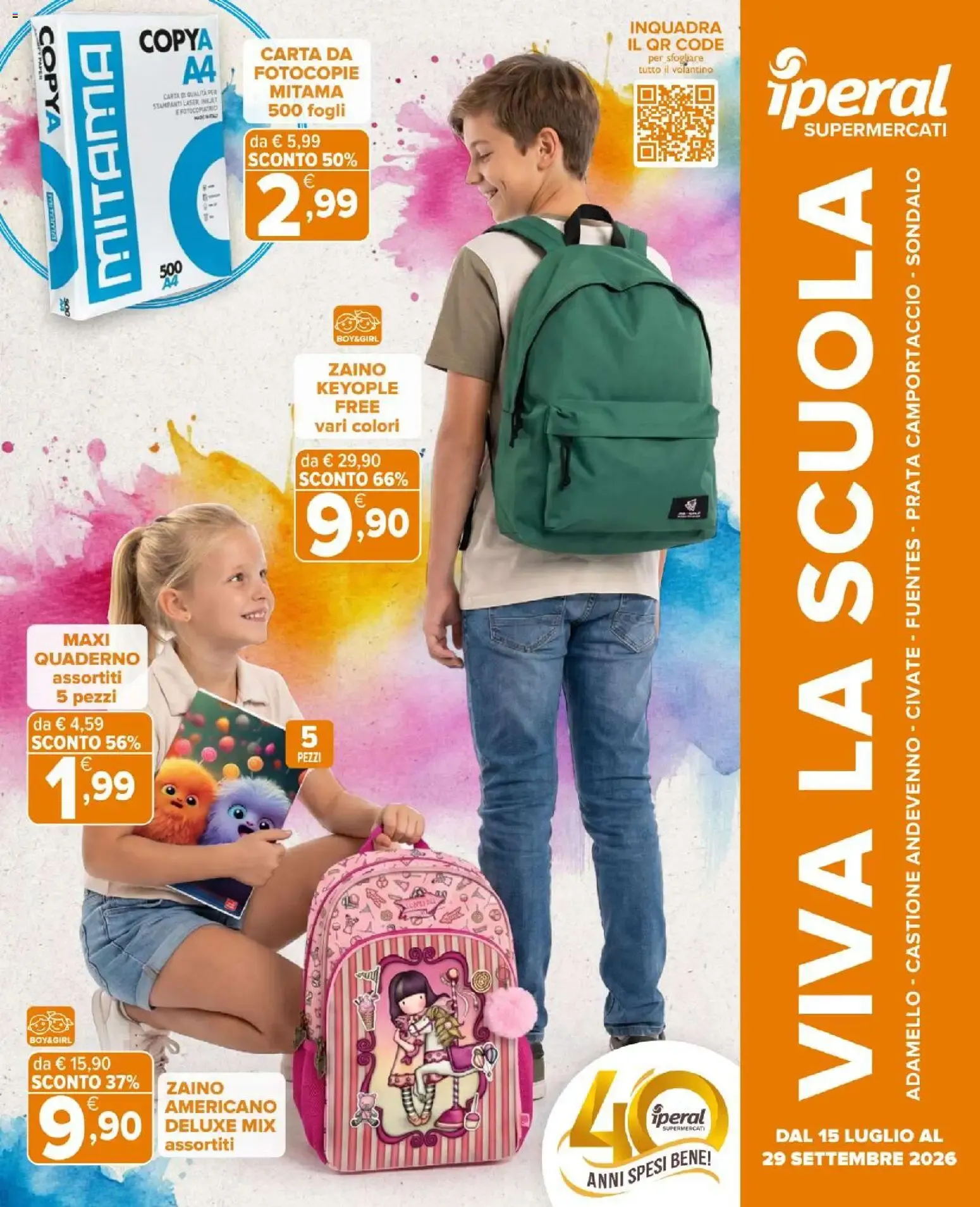 VIVA LA SCUOLA da 15 luglio a 29 settembre di 2026 - Pagina del volantino 1