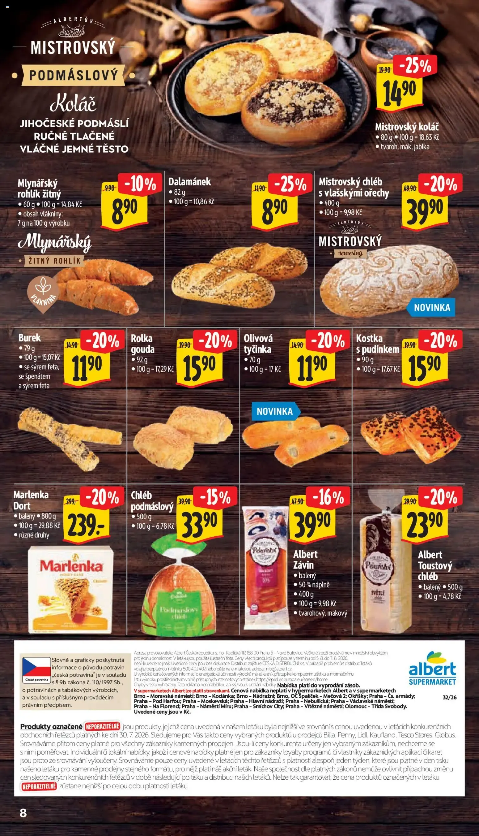 Albert leták - Supermarket od 05.08.2026 - Akční leták - 5. srpna 11. srpna 2026 - Page 16