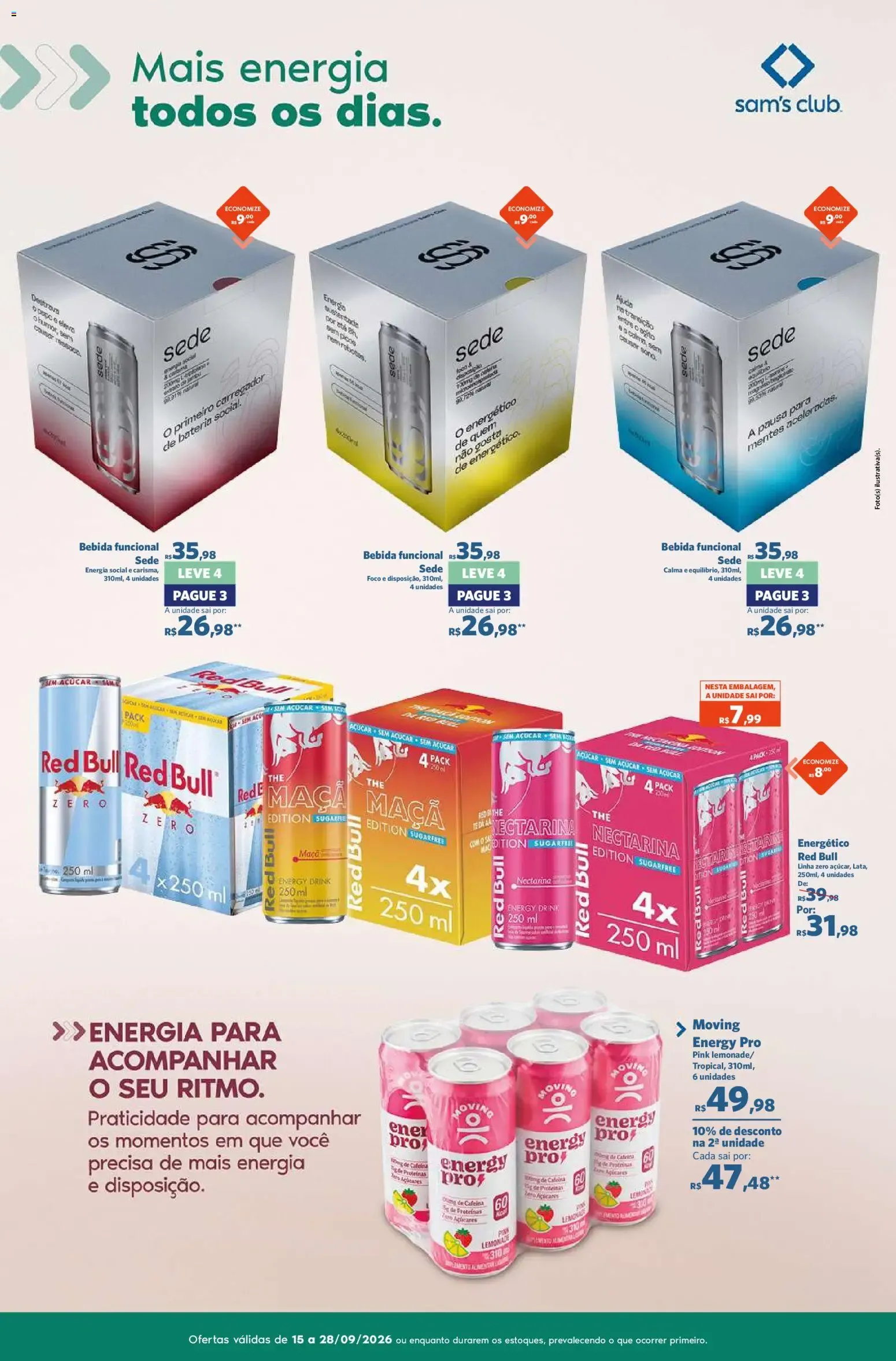 Encarte de Sam's Club Viva Bem 15 de setembro até 28 de setembro 2026 - Pagina 8