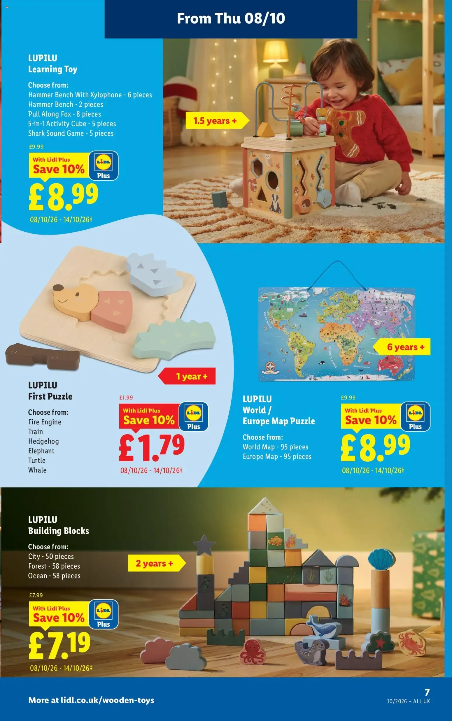 Lidl Wooden Toy Event from 8 October to 14 October 2026 - Catalogue Page 7