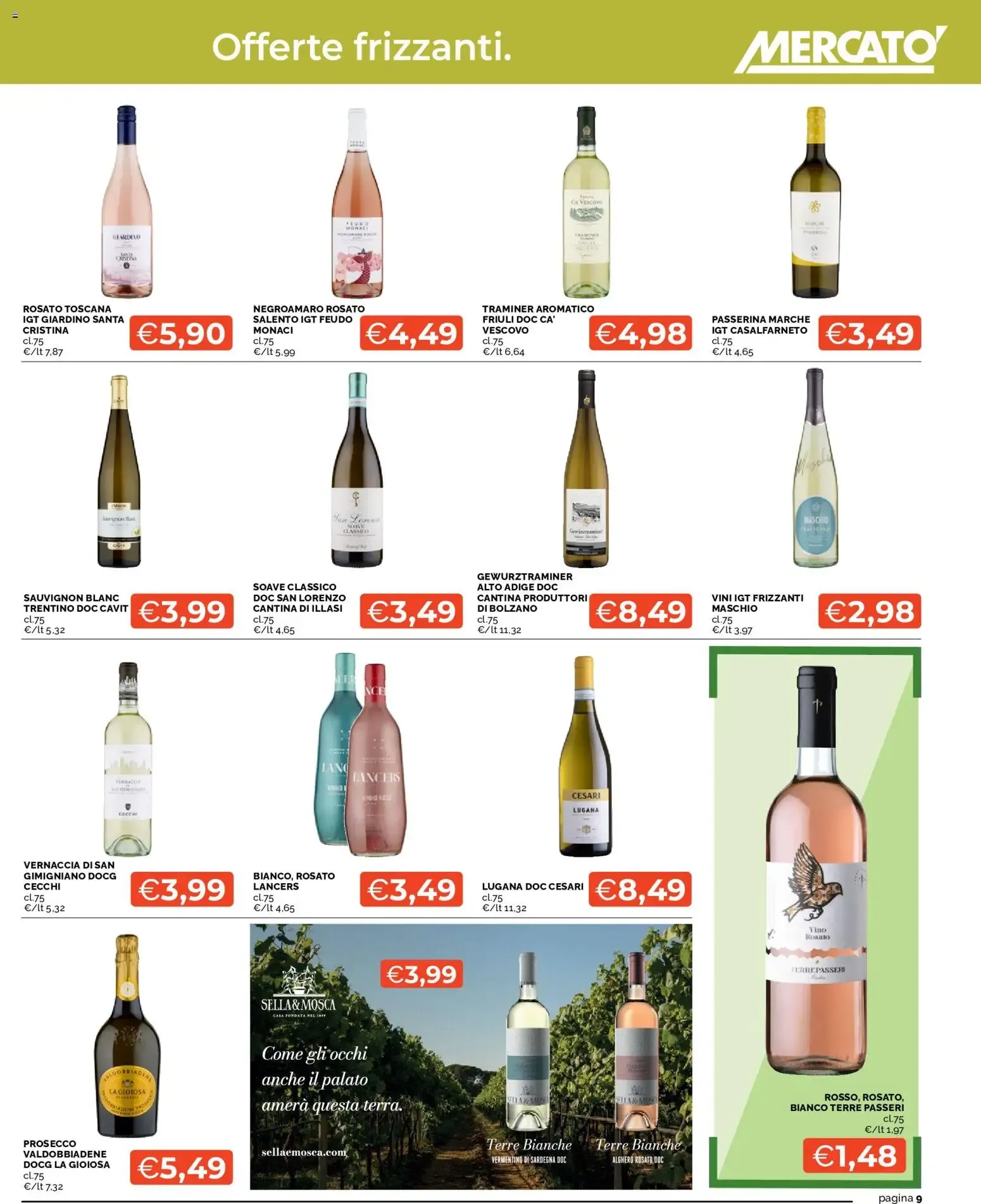 Mercatò volantino dal 03/08/2026 - online Offerte da 3 agosto a 12 agosto di 2026 - Pagina del volantino 9