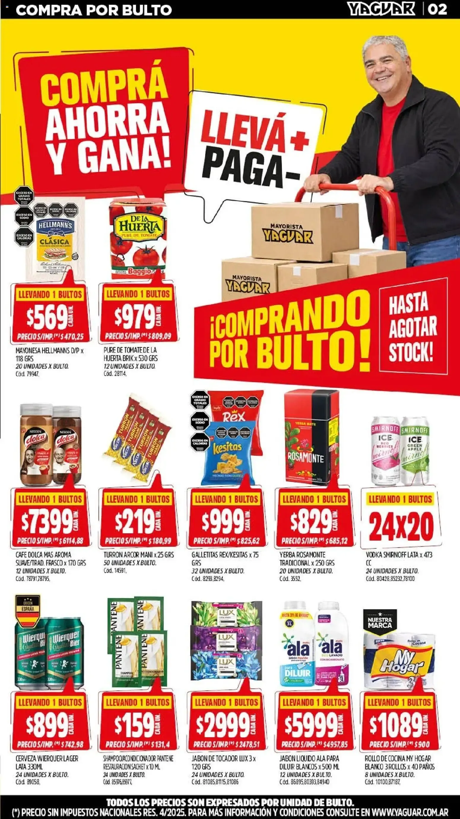 Ofertas de Mayorista Yaguar Agosto Rinde Más! 24 de agosto al 30 de agosto 2026 - Página 2 del catálogo