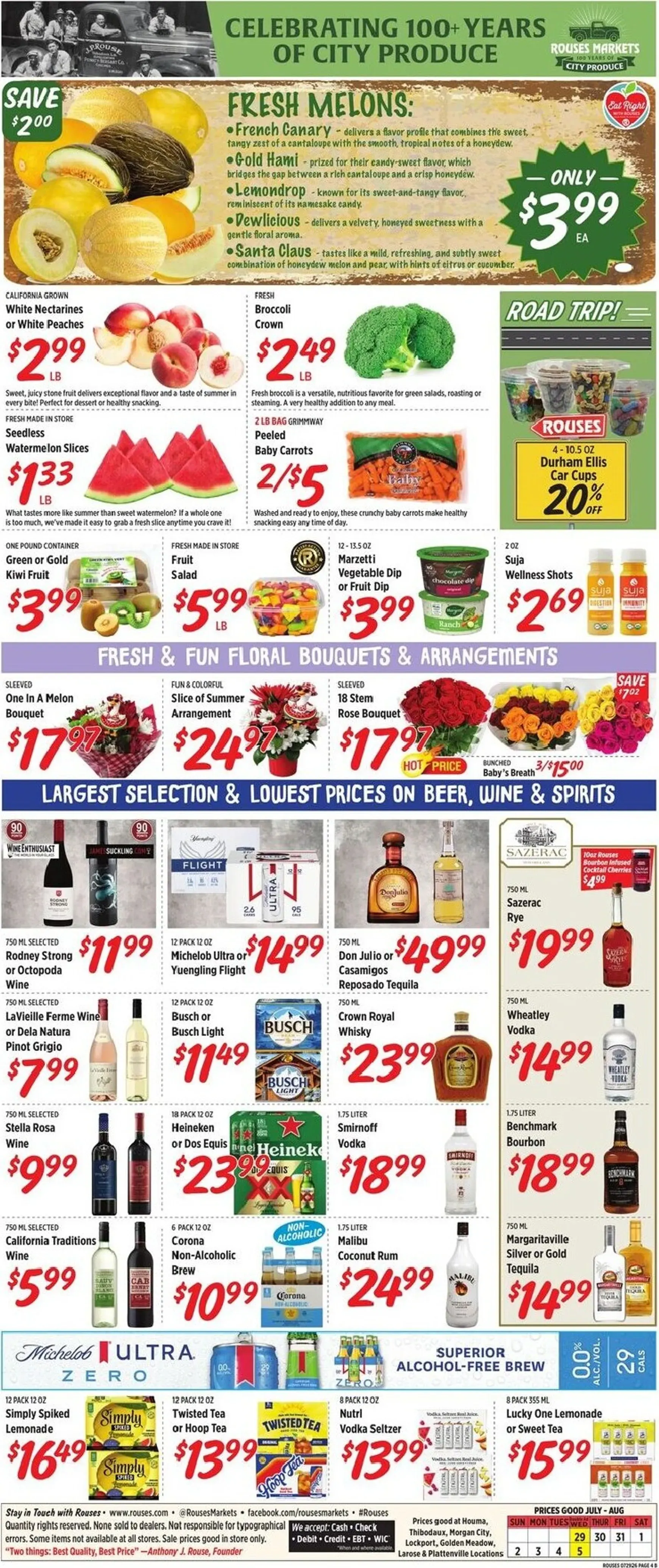 Weekly ad Current Rouses Markets leaflet valid from Wednesday 07/29/2026 to Wednesday 08/05/2026 from July 29 to August 5 2026 - Page 8