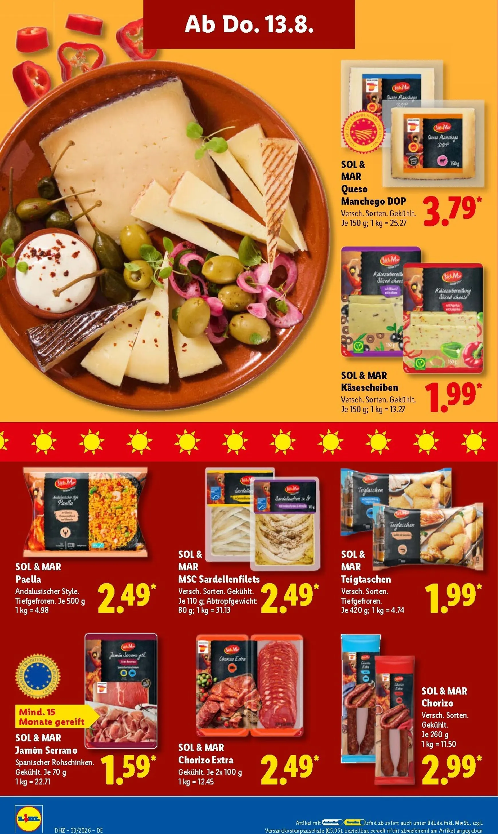 Lidl: Sparen beim Preisführer, Spanische Woche & Sale von 10. August bis 15. August 2026 - Prospekt seite 59