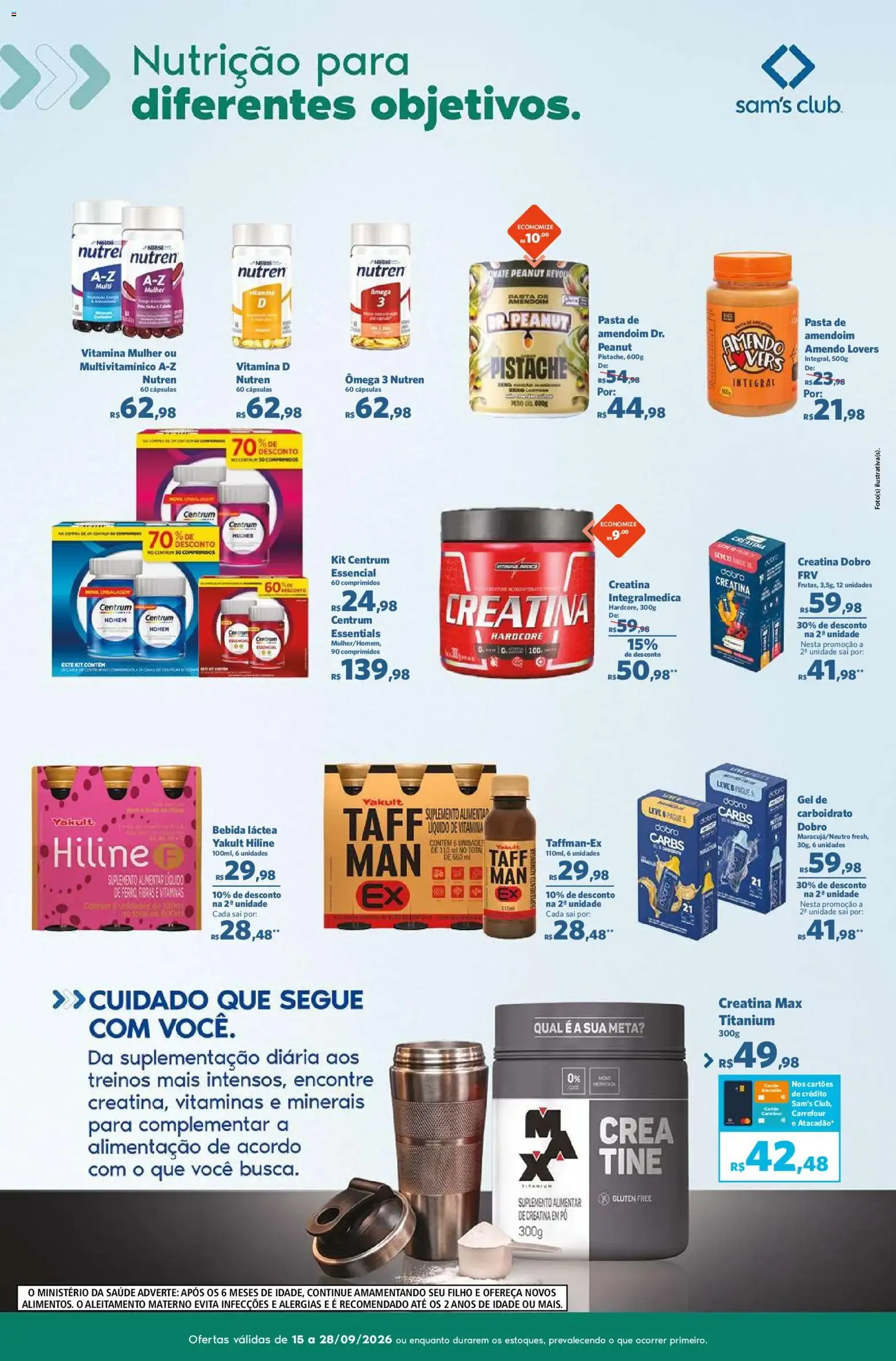 Encarte de Sam's Club Viva Bem 15 de setembro até 28 de setembro 2026 - Pagina 2