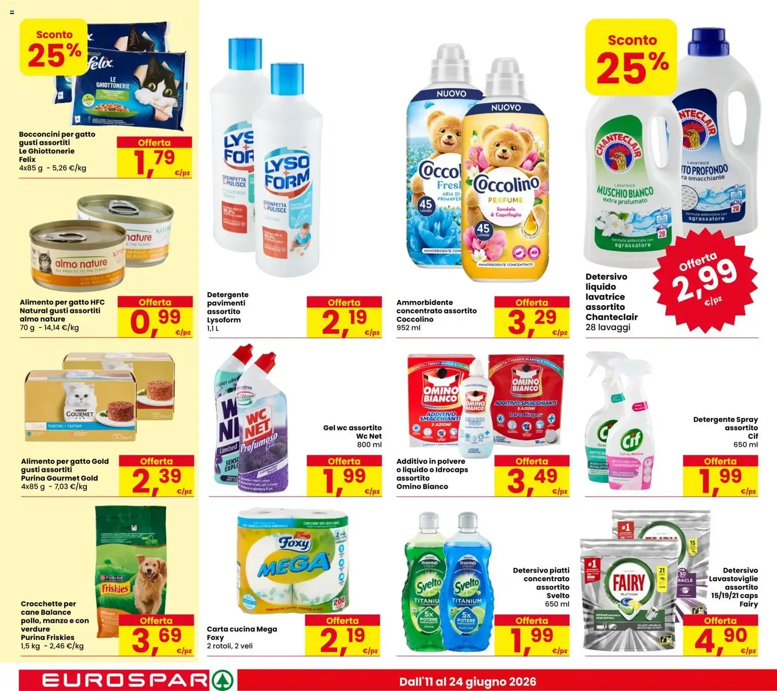 Eurospar Fresche Offerte da 11 giugno a 24 giugno di 2026 - Pagina del volantino 16