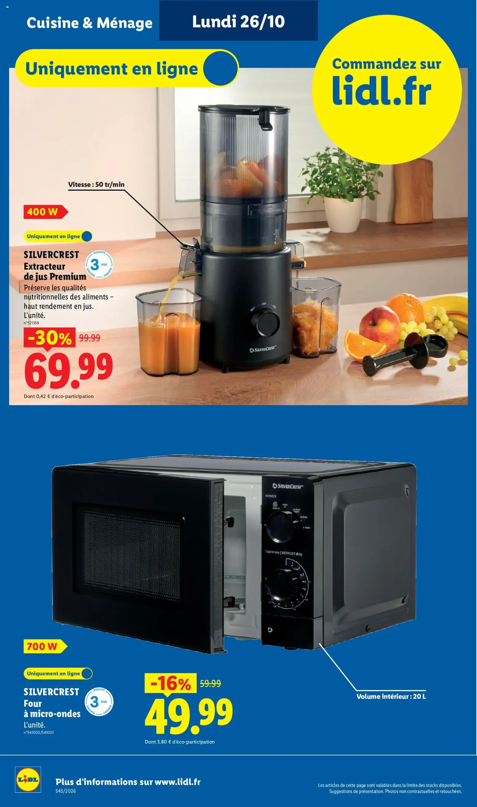 Brochure Lidl - Exclusividades Web du 26 octobre au 29 octobre 2026 - Catalogue page 4