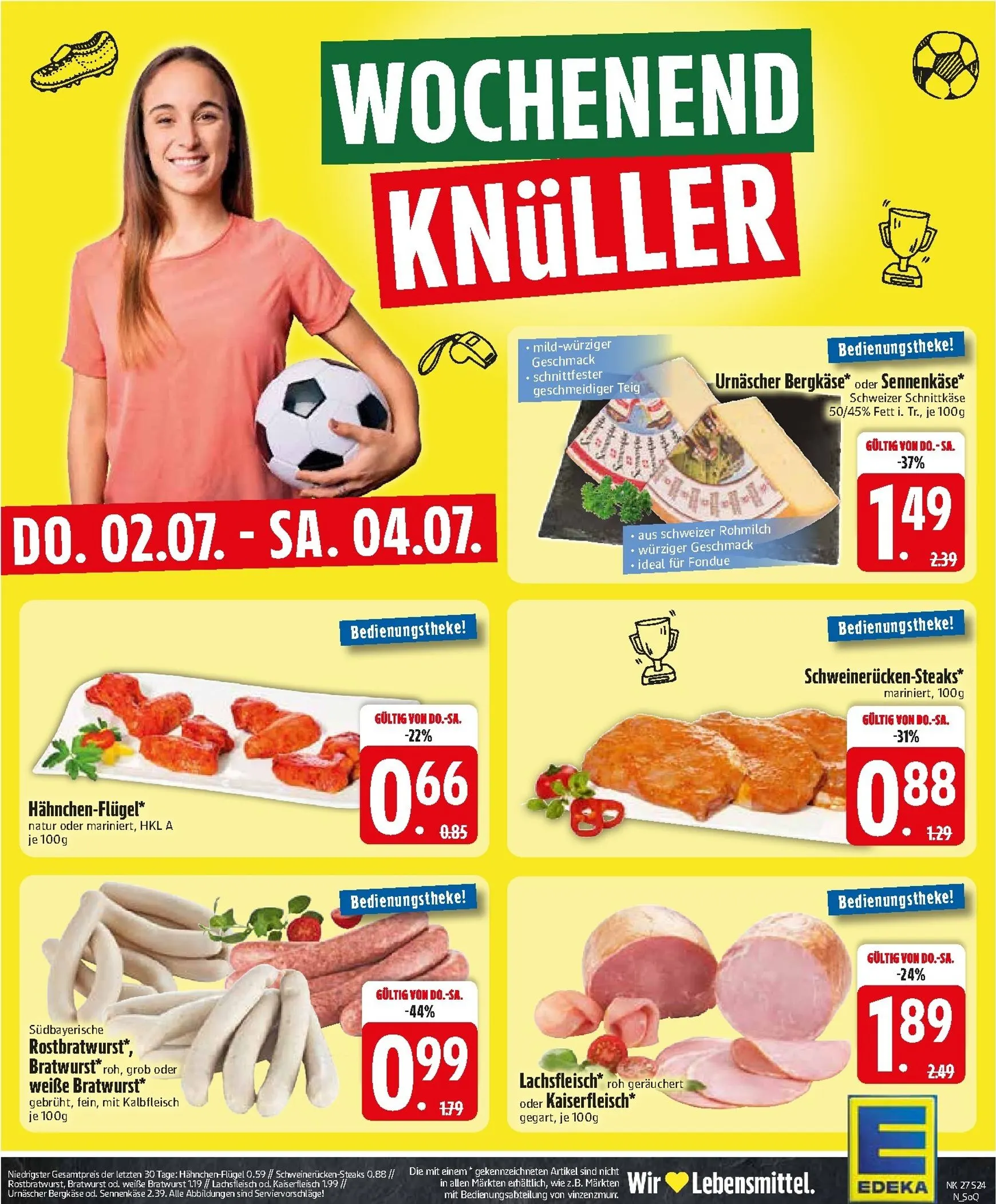Edeka - Wochenangebote Prospekt – von Montag 29.06.2026 bis Samstag 04.07.2026 von 29. Juni bis 4. Juli 2026 - Prospekt seite 26