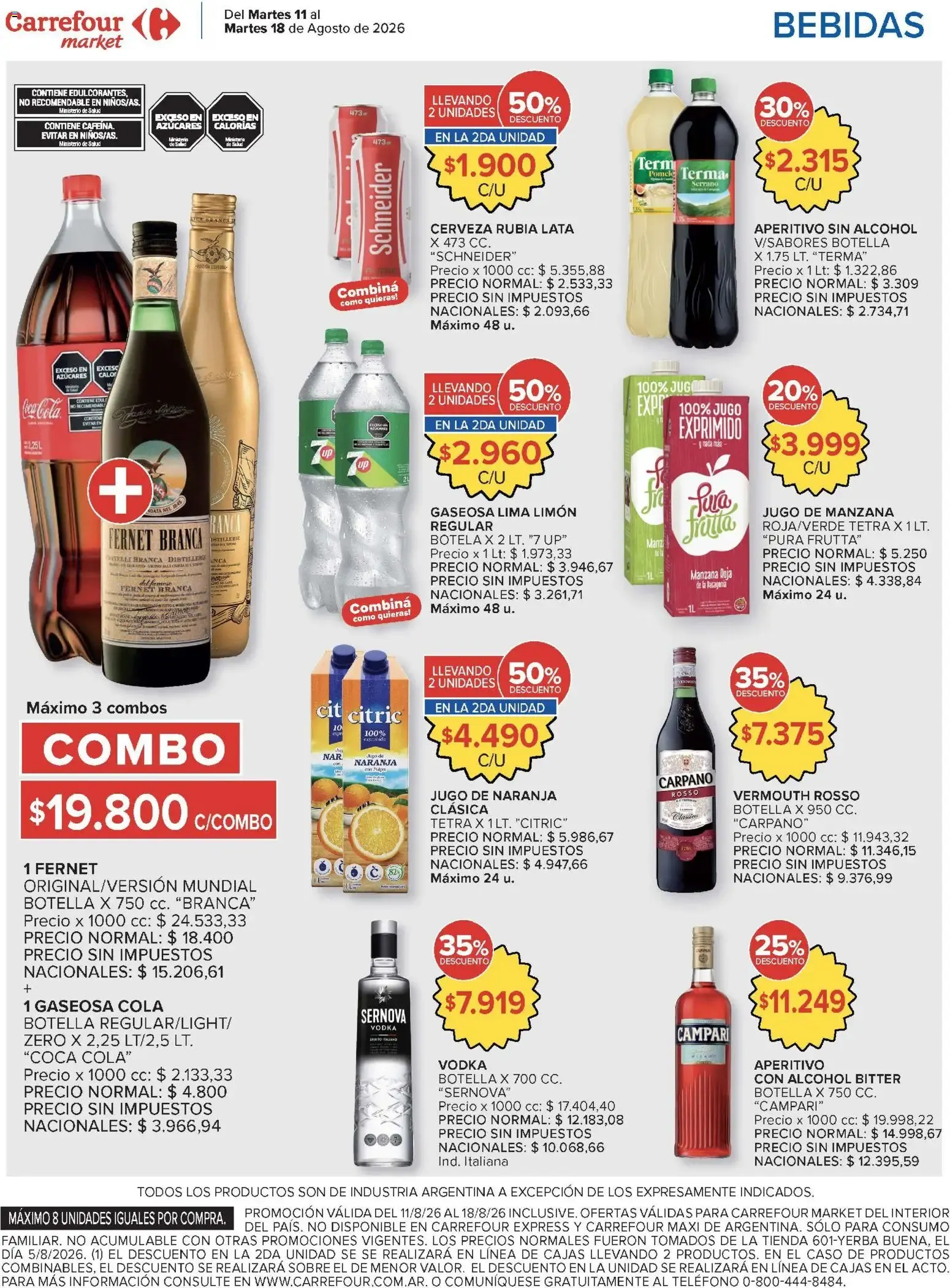 Ofertas de Carrefour ofertas || del 11/08/2026 - 18/08/2026 || Promociones 11 de agosto al 18 de agosto 2026 - Página 45 del catálogo