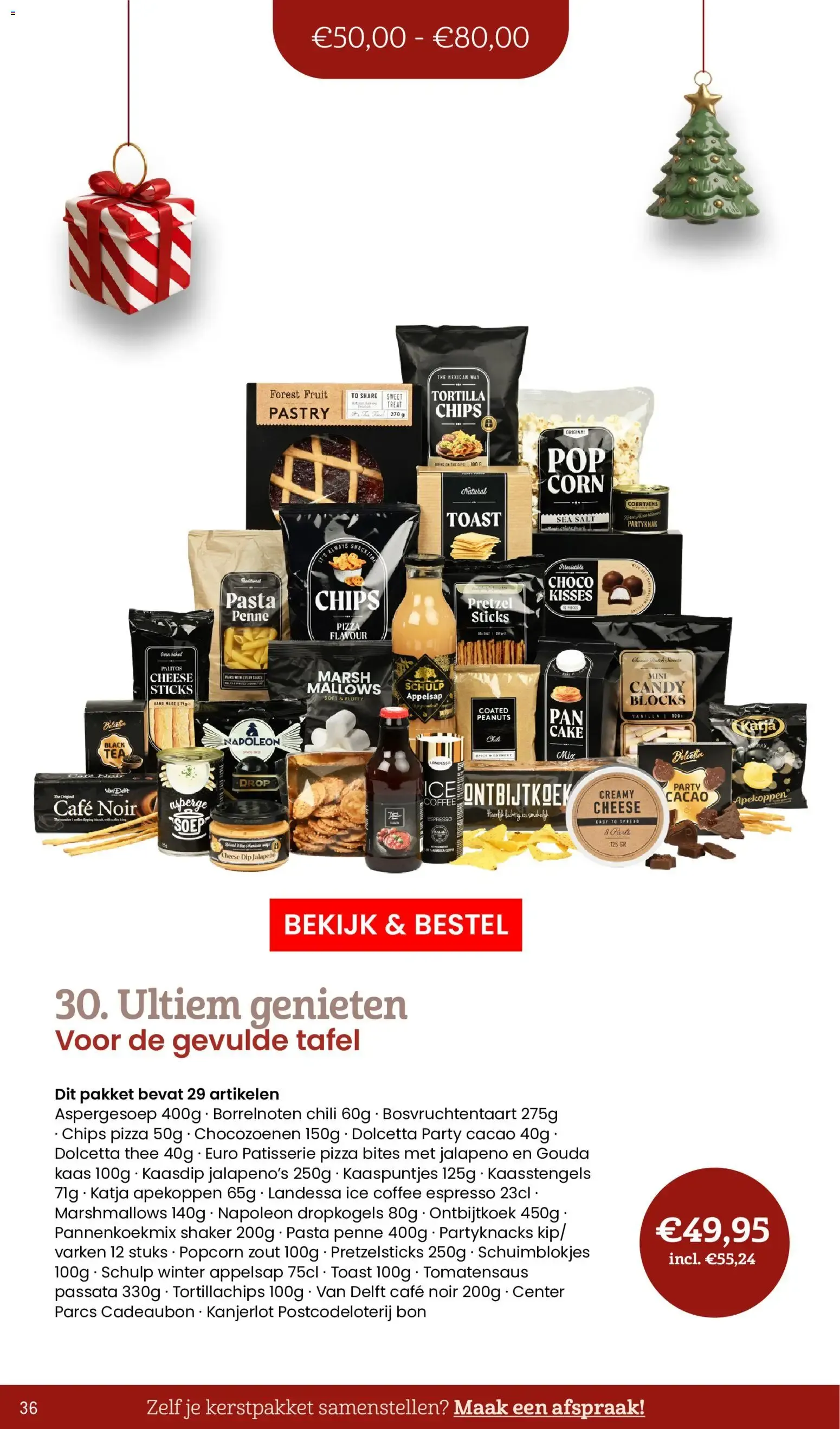 Kerstassortiment 2026 van 20 oktober tot 31 december 2026 - Folder pagina 36