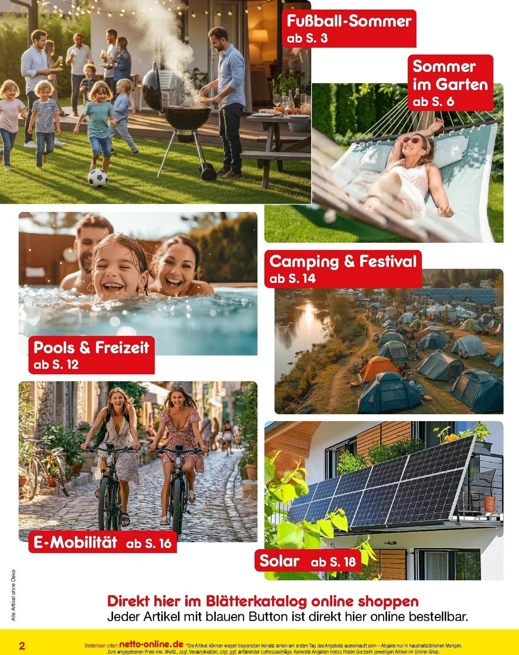 Netto Marken Discount - Online-Angebote Juli Prospekt – von Mittwoch 01.07.2026 bis Freitag 31.07.2026 von 1. Juli bis 31. Juli 2026 - Prospekt seite 2