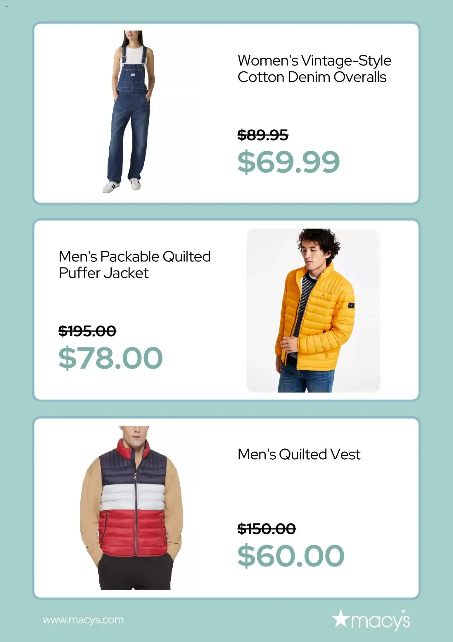 Weekly promotion Macy's Clearance 40-70% OFF spanning from August 17 to September 1 2026 - Page 4 for Catalogue 365