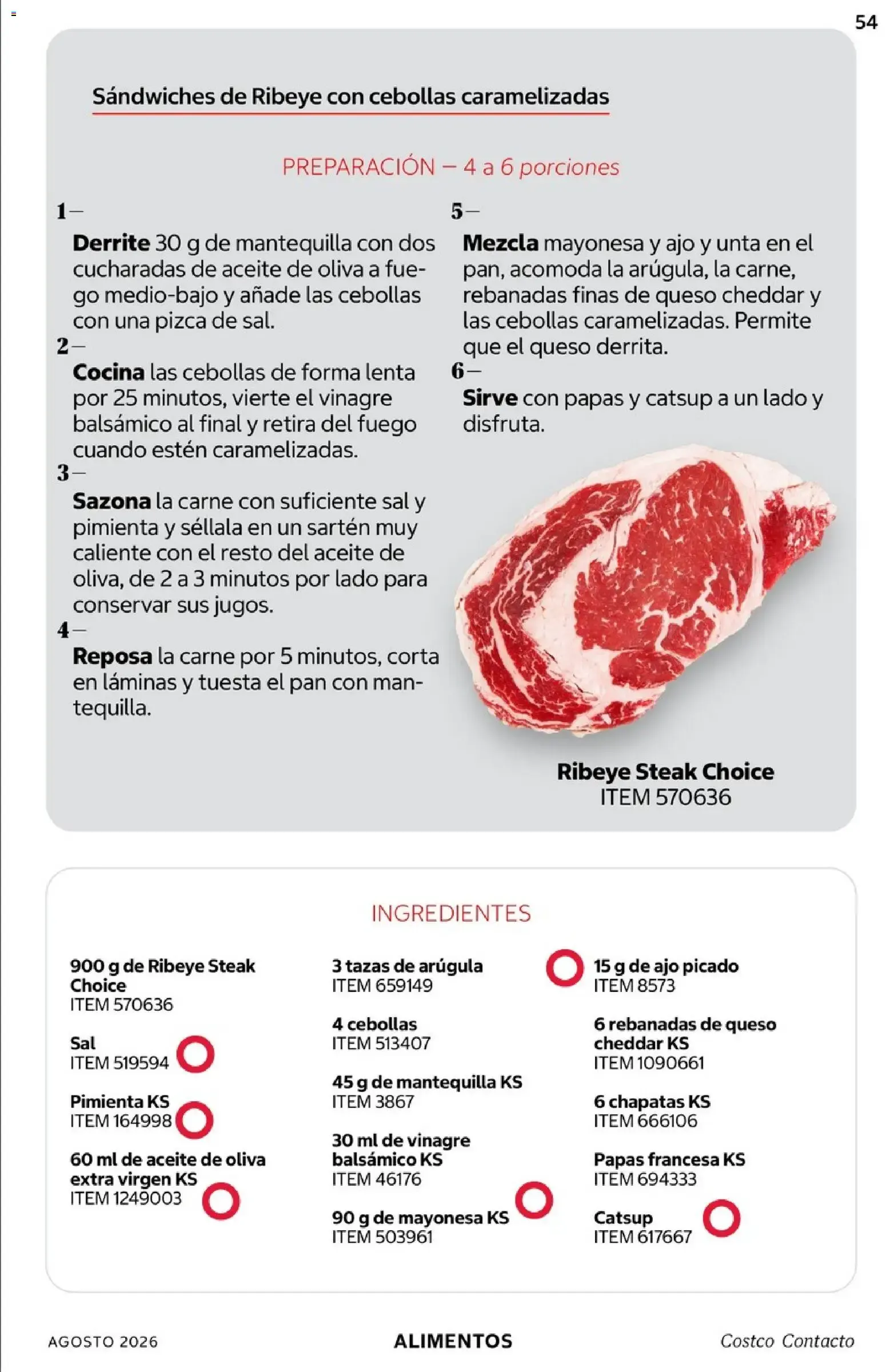 Catálogo de COSTCO Contacto 1 de agosto al 31 de agosto 2026 - Pagina 54