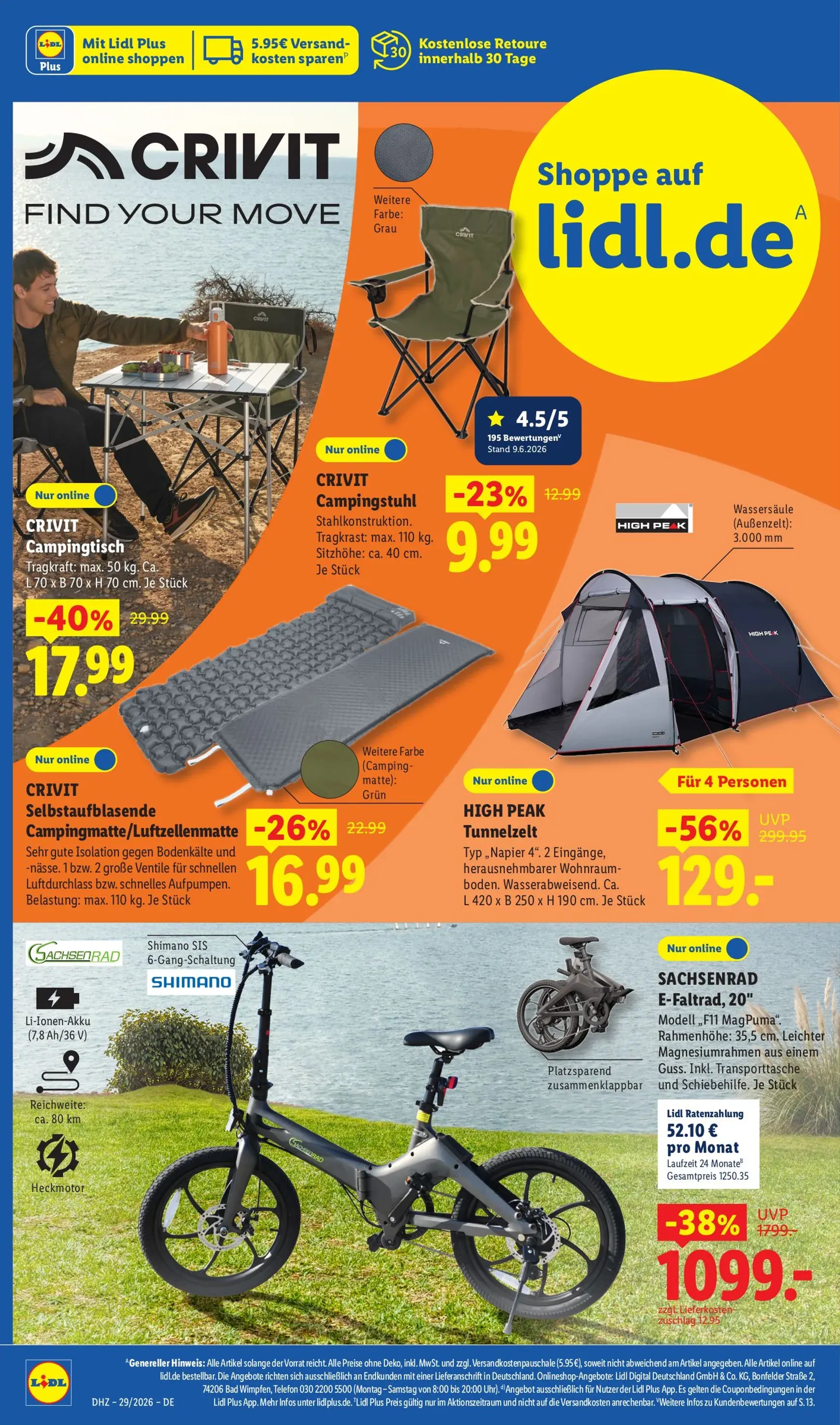 Lidl - Angebot der Woche Prospekt nächste Woche – von Montag 13.07.2026 bis Samstag 18.07.2026 von 13. Juli bis 18. Juli 2026 - Prospekt seite 4