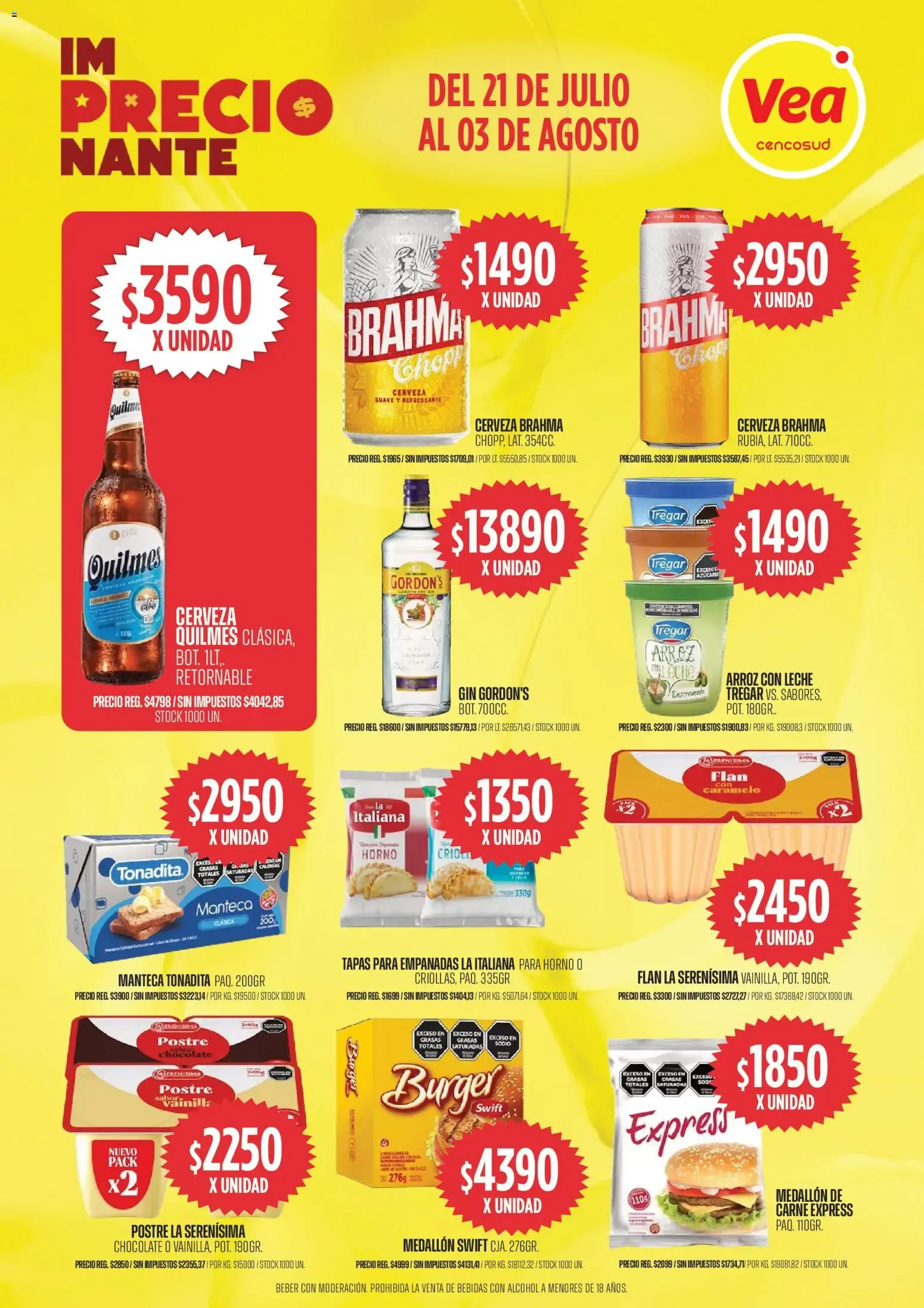 Ofertas de Vea IM PRECIO NANTE 21 de julio al 3 de agosto 2026 - Página 8 del catálogo