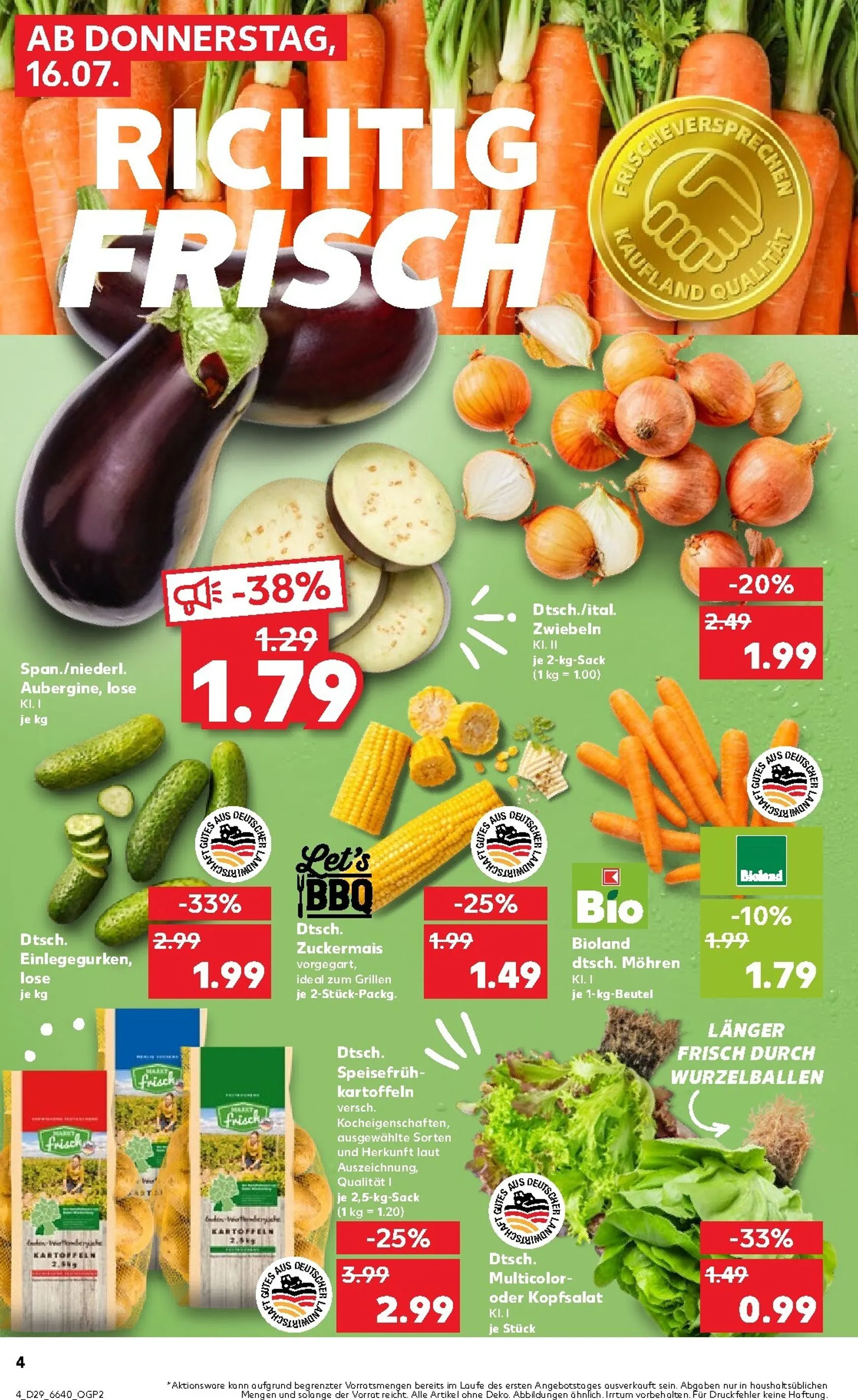 Kaufland Prospekt nächste Woche – von Donnerstag 16.07.2026 bis Mittwoch 22.07.2026 von 16. Juli bis 22. Juli 2026 - Prospekt seite 4