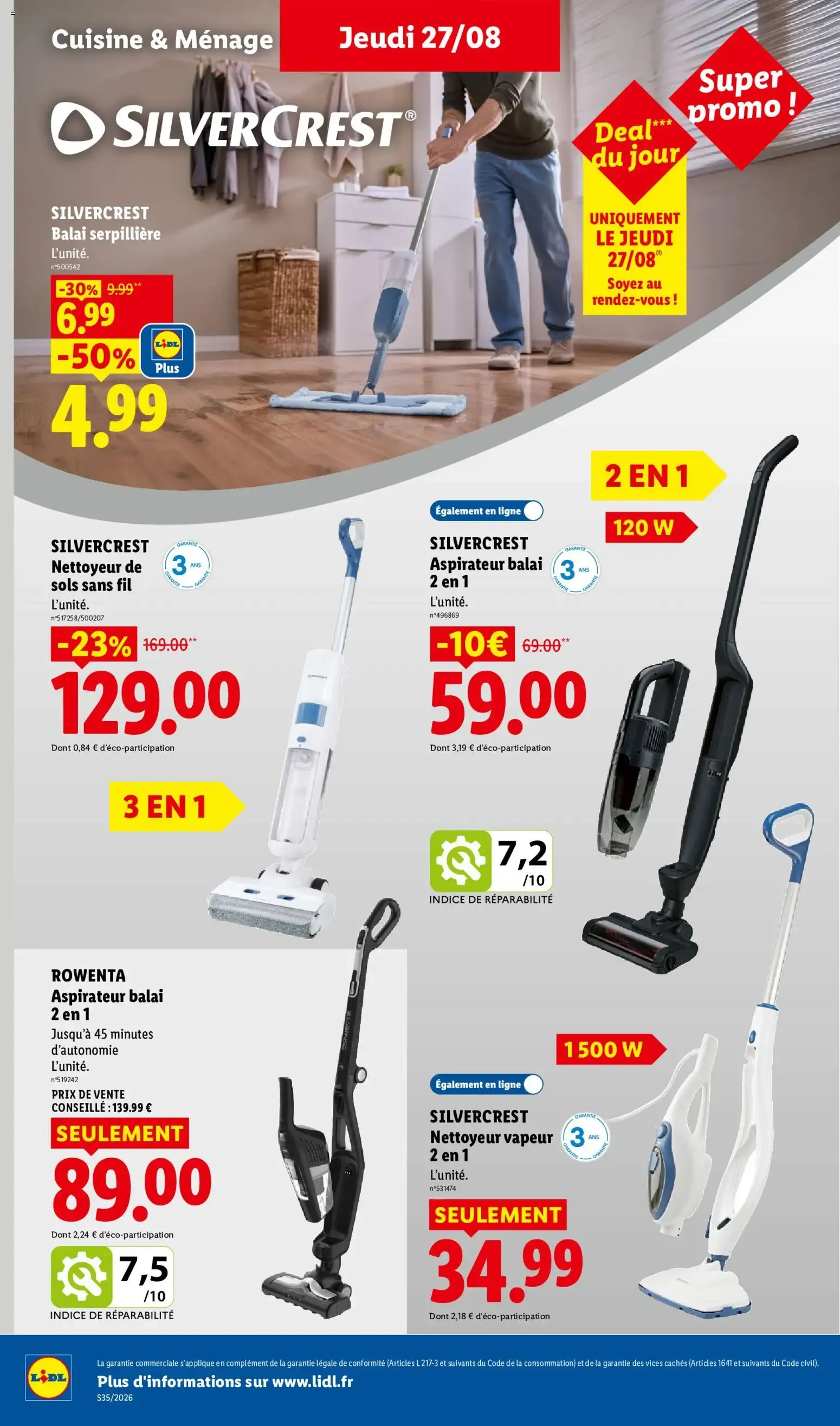 LIDL La rentrée des économies du 27 août au 2 septembre 2026 - Catalogue page 36