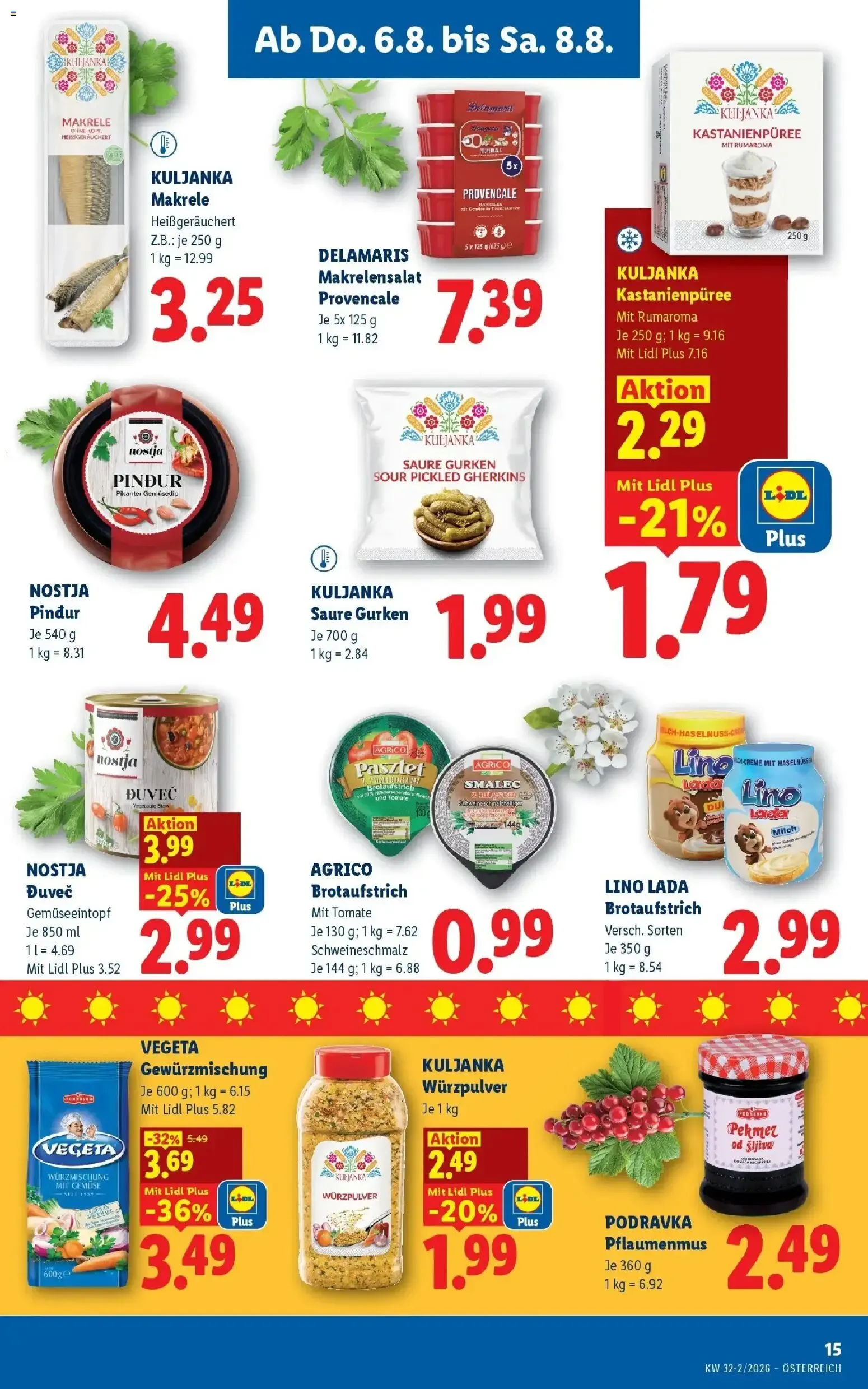 Lidl Plus: Österreichs günstigste Preise von 6. August bis 8. August 2026 - Flugblätt seite  17