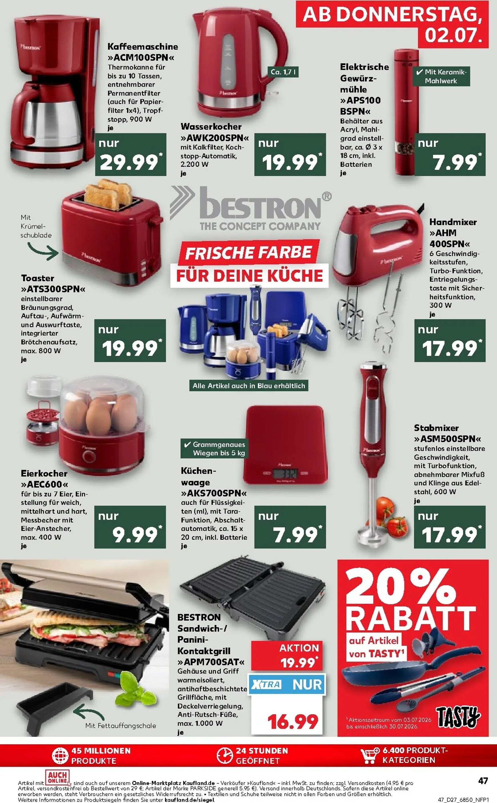 Kaufland Prospekt nächste Woche – von Donnerstag 02.07.2026 bis Mittwoch 08.07.2026 von 2. Juli bis 8. Juli 2026 - Prospekt seite 48