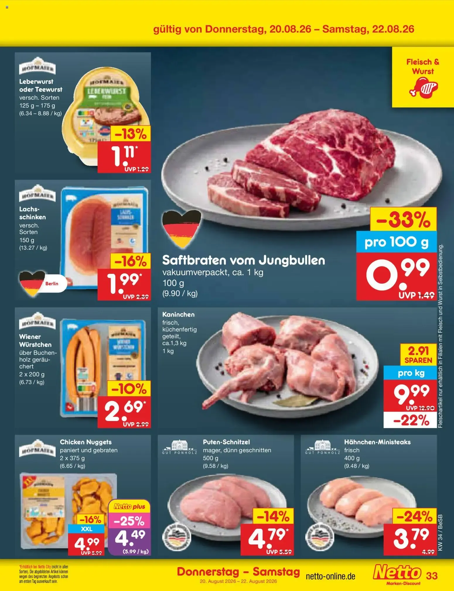 Netto Marken-Discount Prospekt (ab 17.08.2026) » Angebote von 17. August bis 22. August 2026 - Prospekt seite 51
