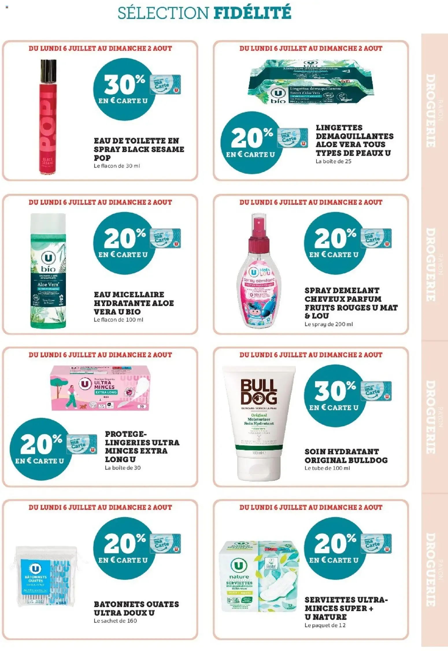 Hyper U - Ma sélection Carte U Juillet à partir du 06/07/2026 - promo en ligne du 6 juillet au 2 août 2026 - Catalogue page 11
