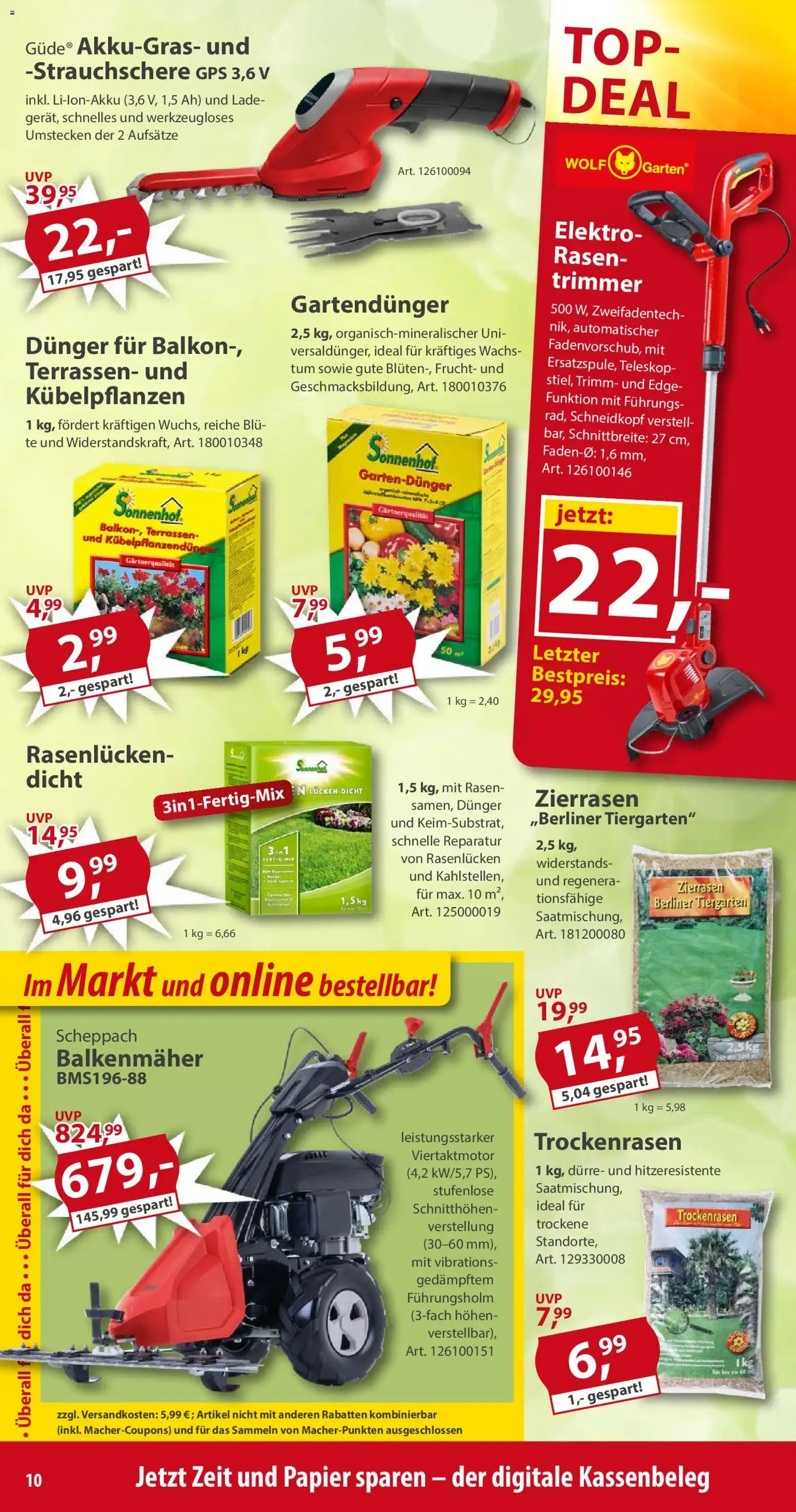 Sonderpreis Baumarkt Prospekt (ab 13.06.2026) zum Blättern von 13. Juni bis 19. Juni 2026 - Prospekt seite 10